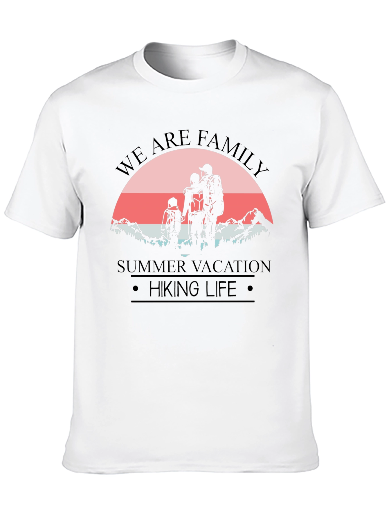 Family Hiking T-Shirt - Summer Vacation Adventure Tee