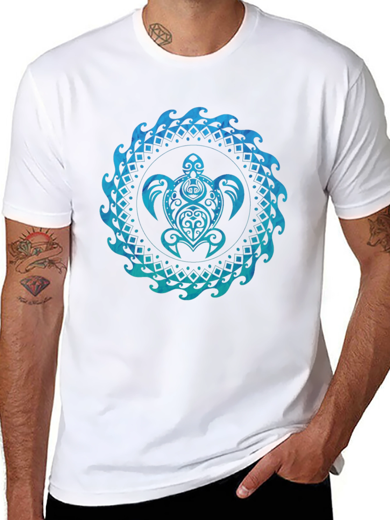 Turtle Mandala Graphic Tee