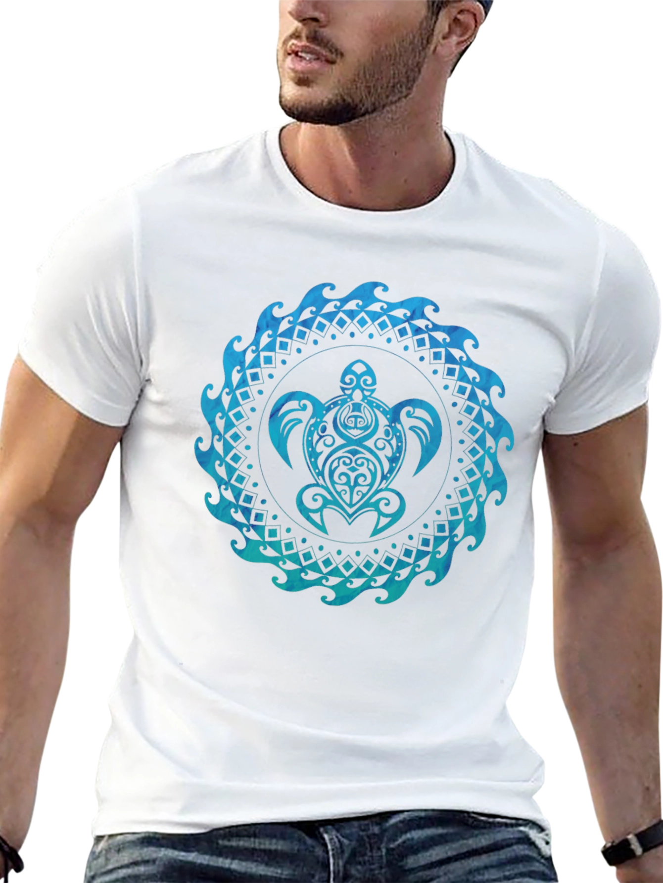 Turtle Mandala Graphic Tee