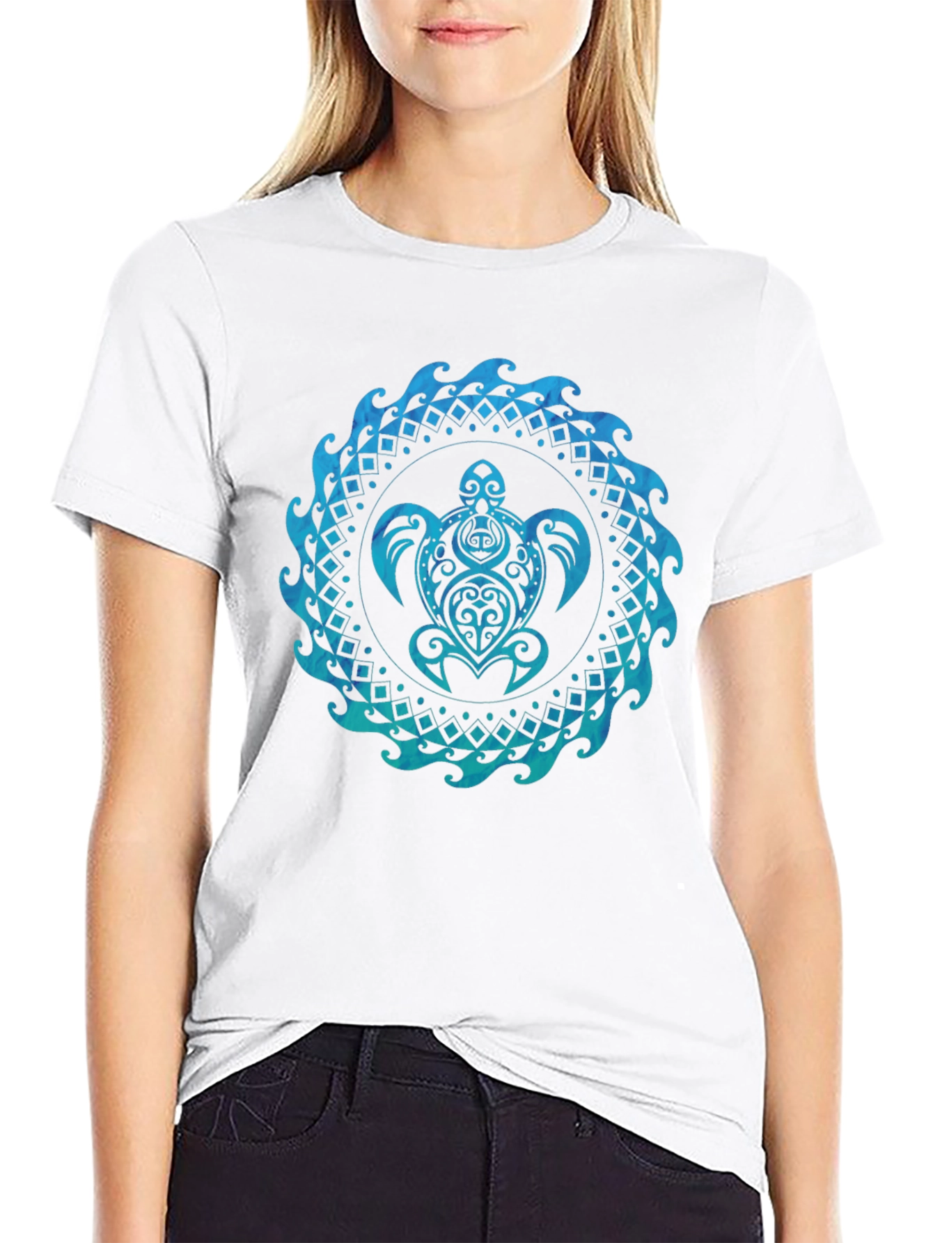Turtle Mandala Graphic Tee