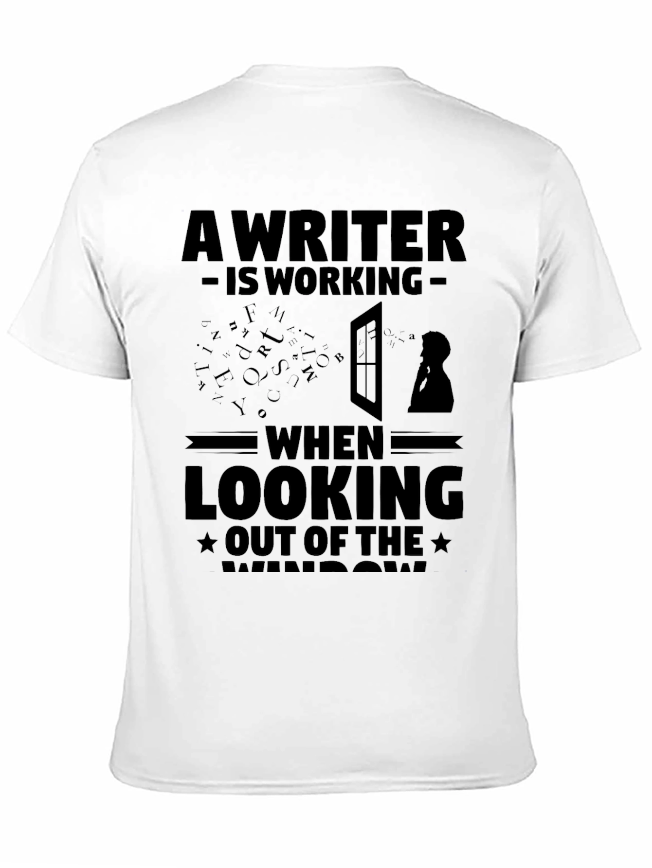 Writers Window T-Shirt - Creative Inspiration