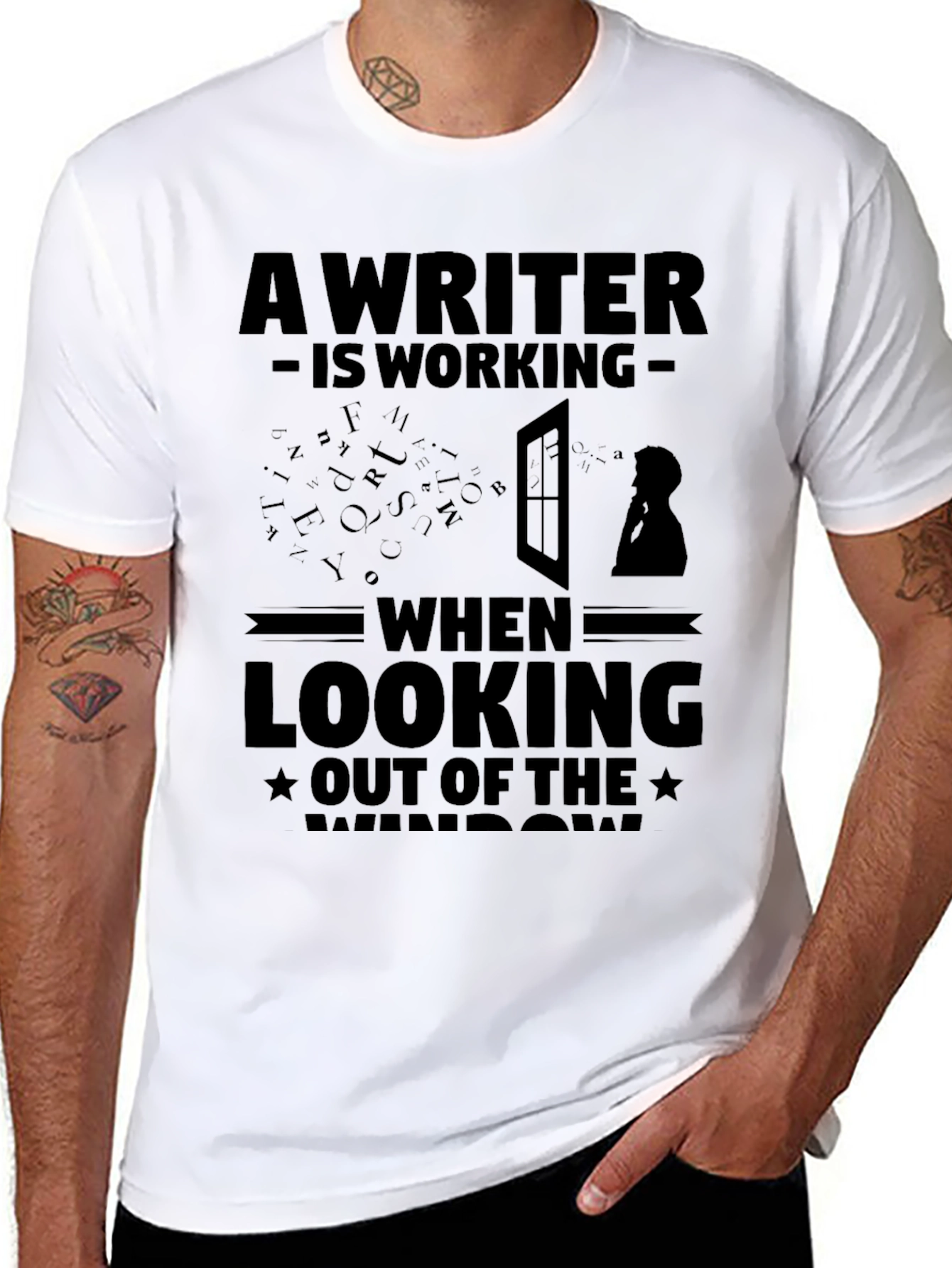 Writers Window T-Shirt - Creative Inspiration