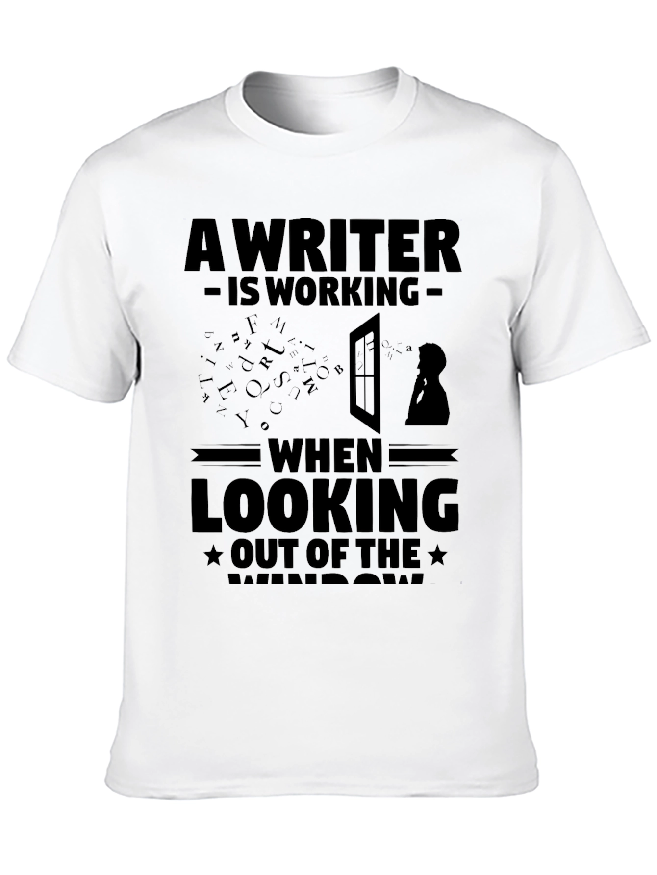 Writers Window T-Shirt - Creative Inspiration