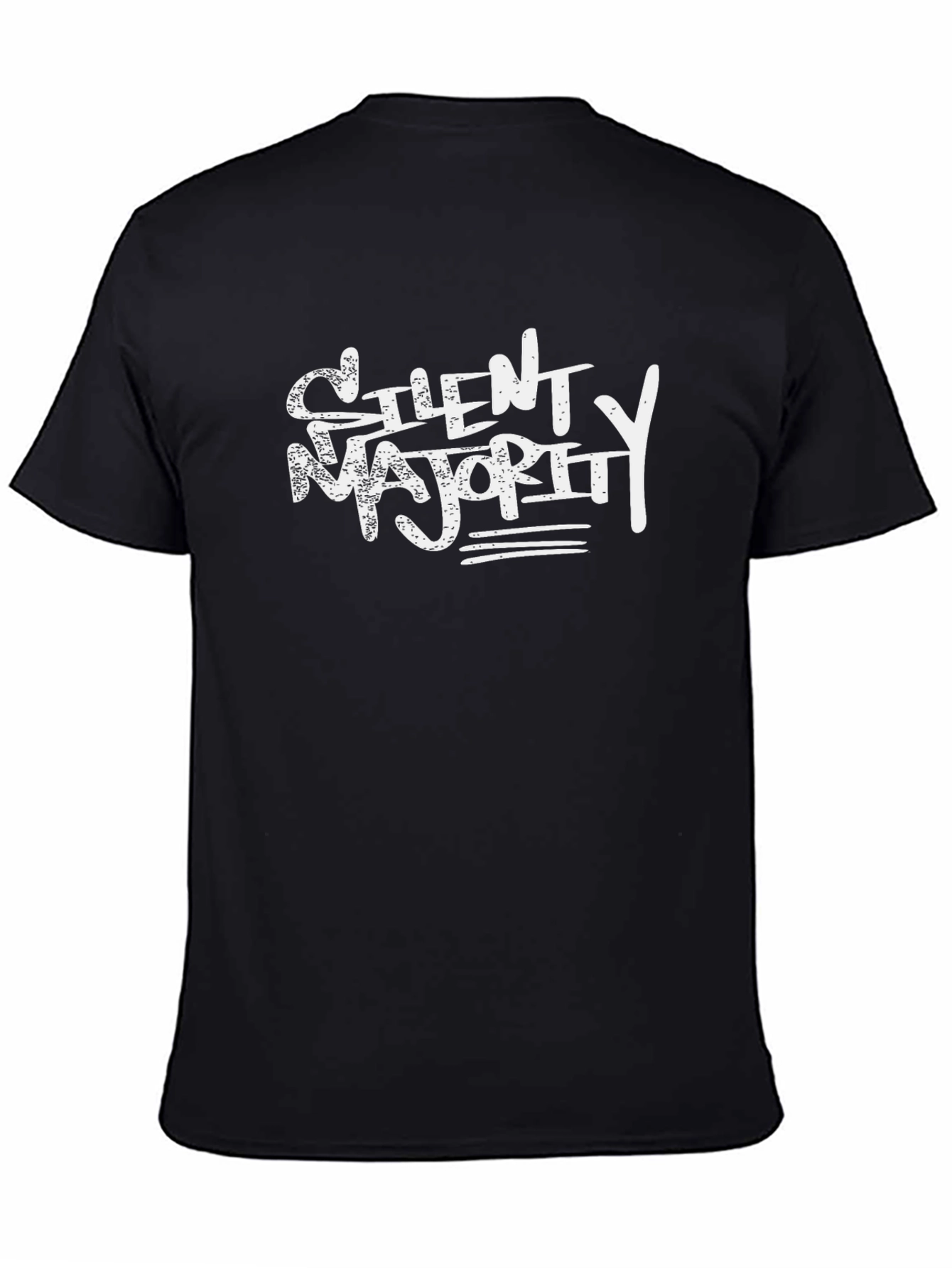 Silent Majority Graphic Tee - Black