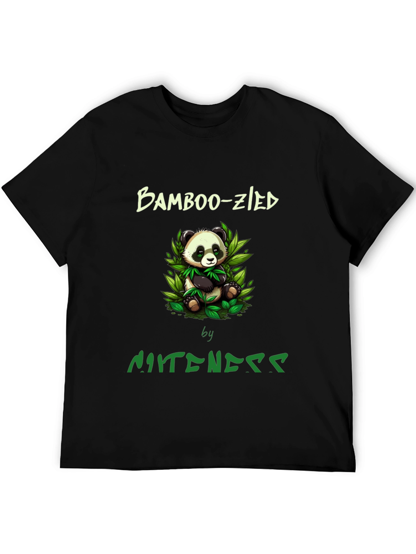 Bamboo-zled Panda Graphic Tee -  Unique Style