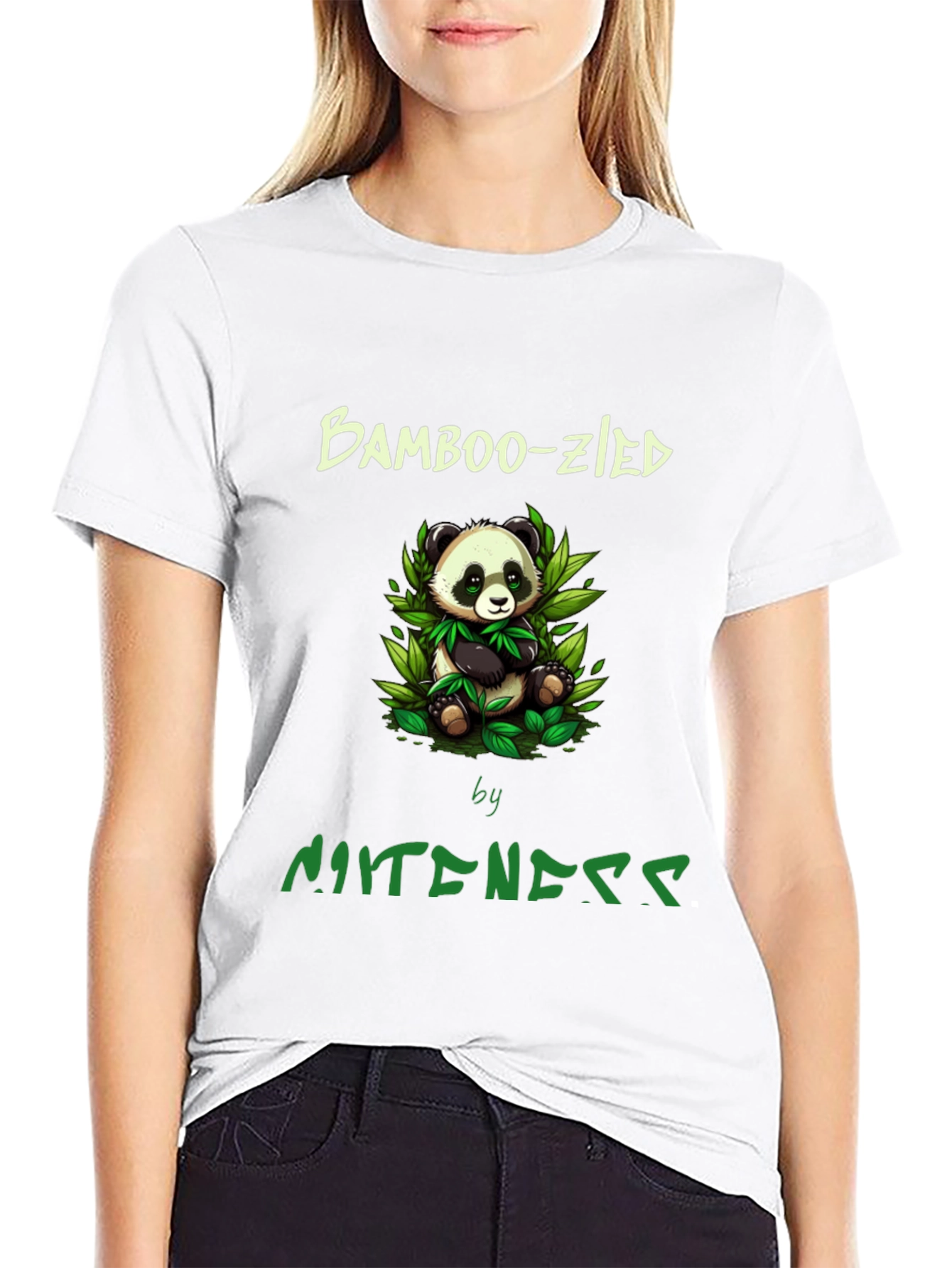 Bamboo-zled Panda Graphic Tee -  Unique Style