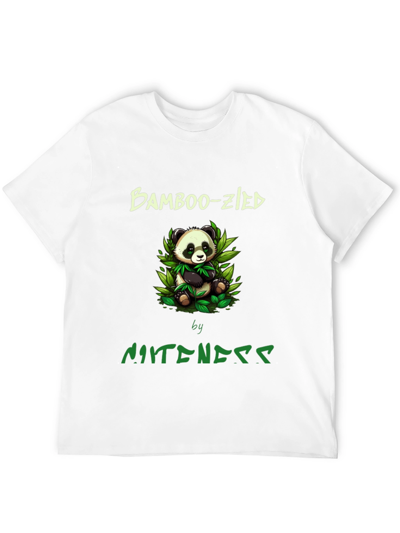 Bamboo-zled Panda Graphic Tee -  Unique Style