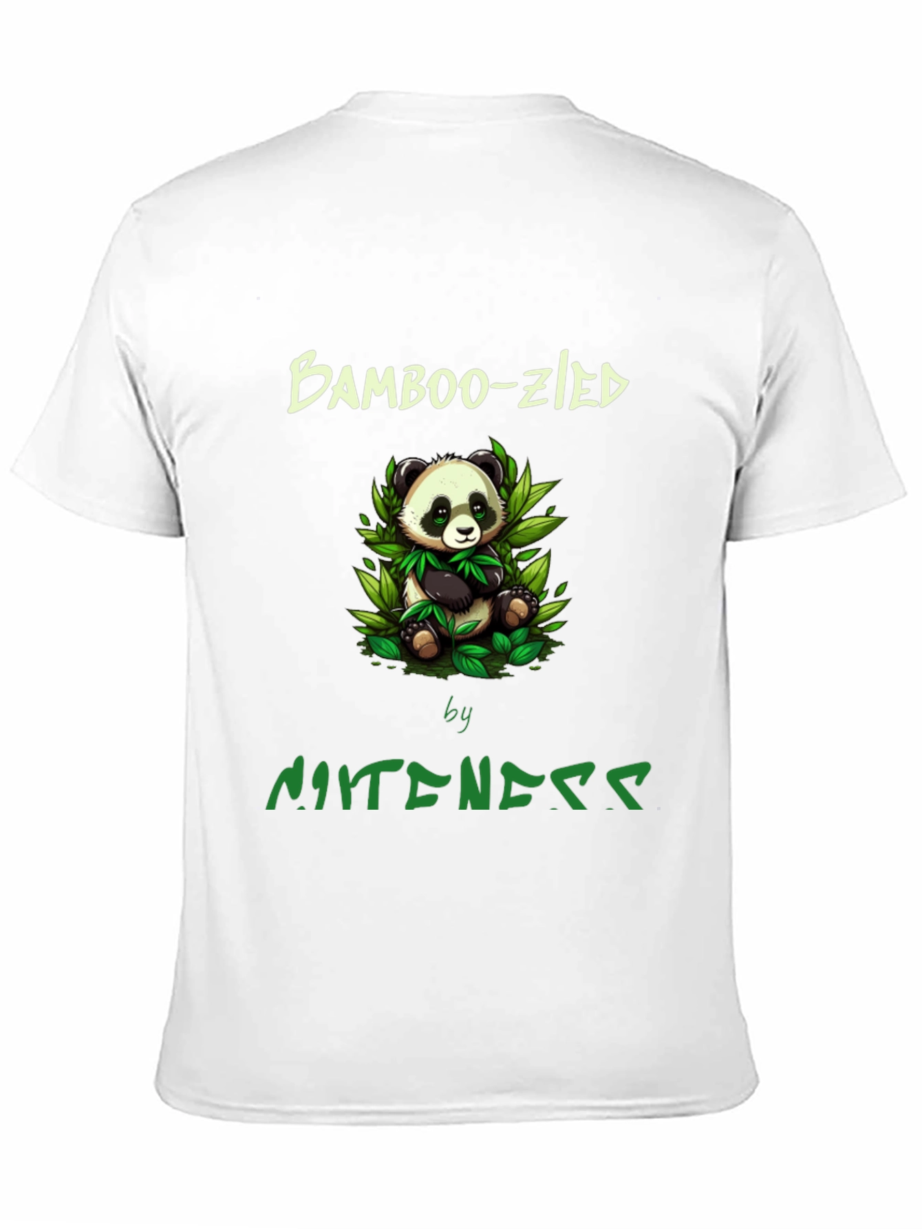 Bamboo-zled Panda Graphic Tee -  Unique Style