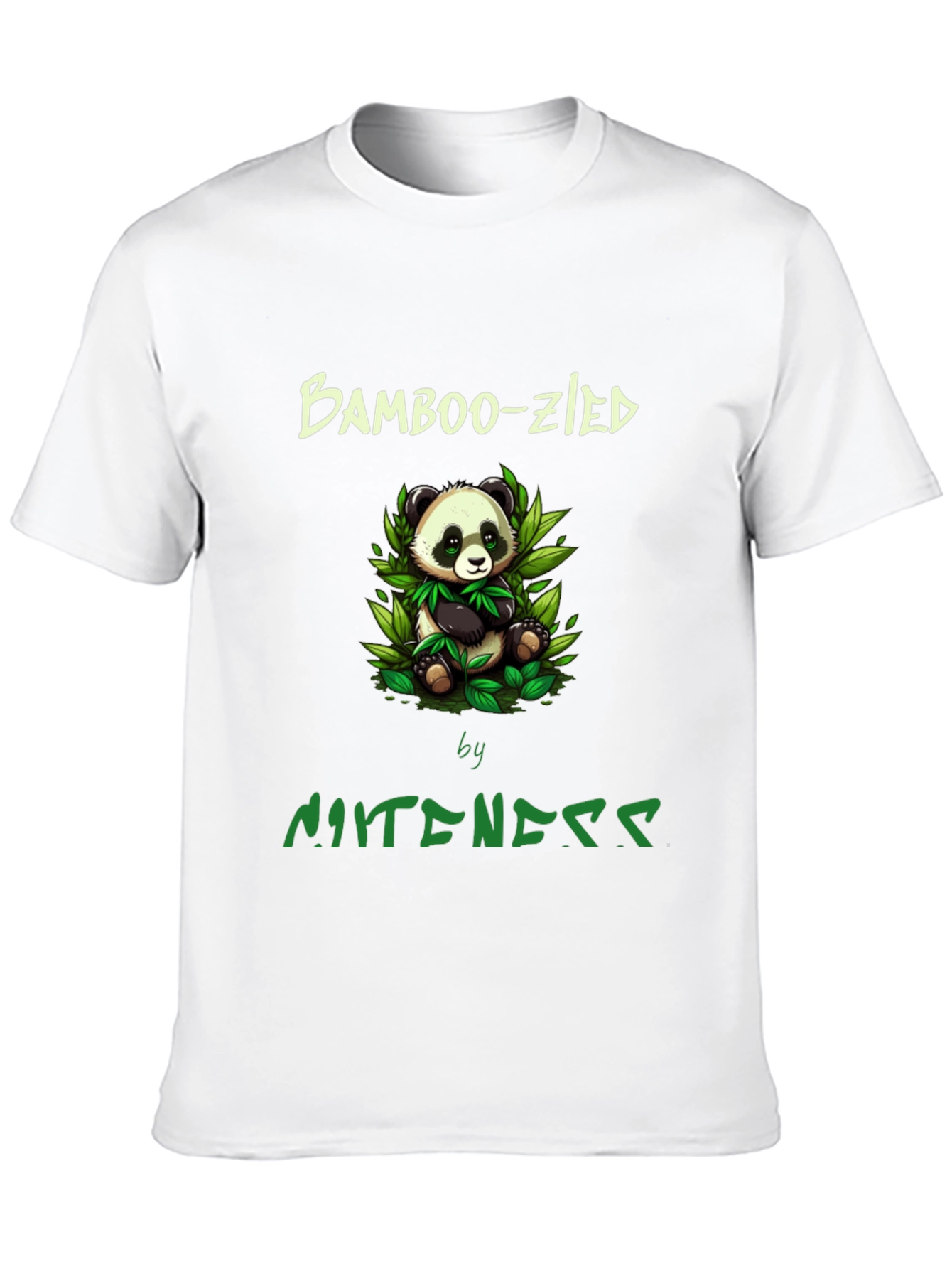 Bamboo-zled Panda Graphic Tee -  Unique Style