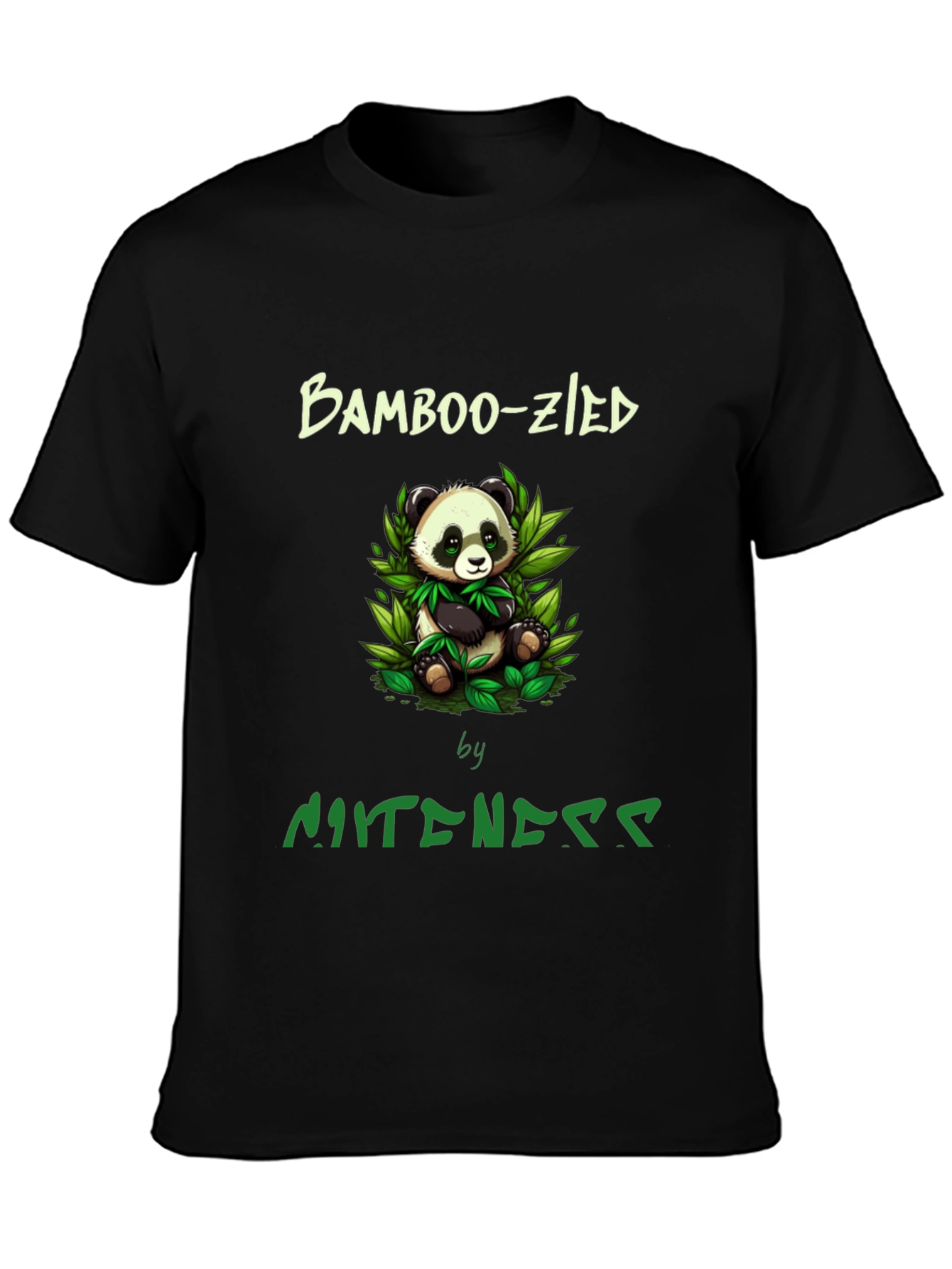 Bamboo-zled Panda Graphic Tee -  Unique Style