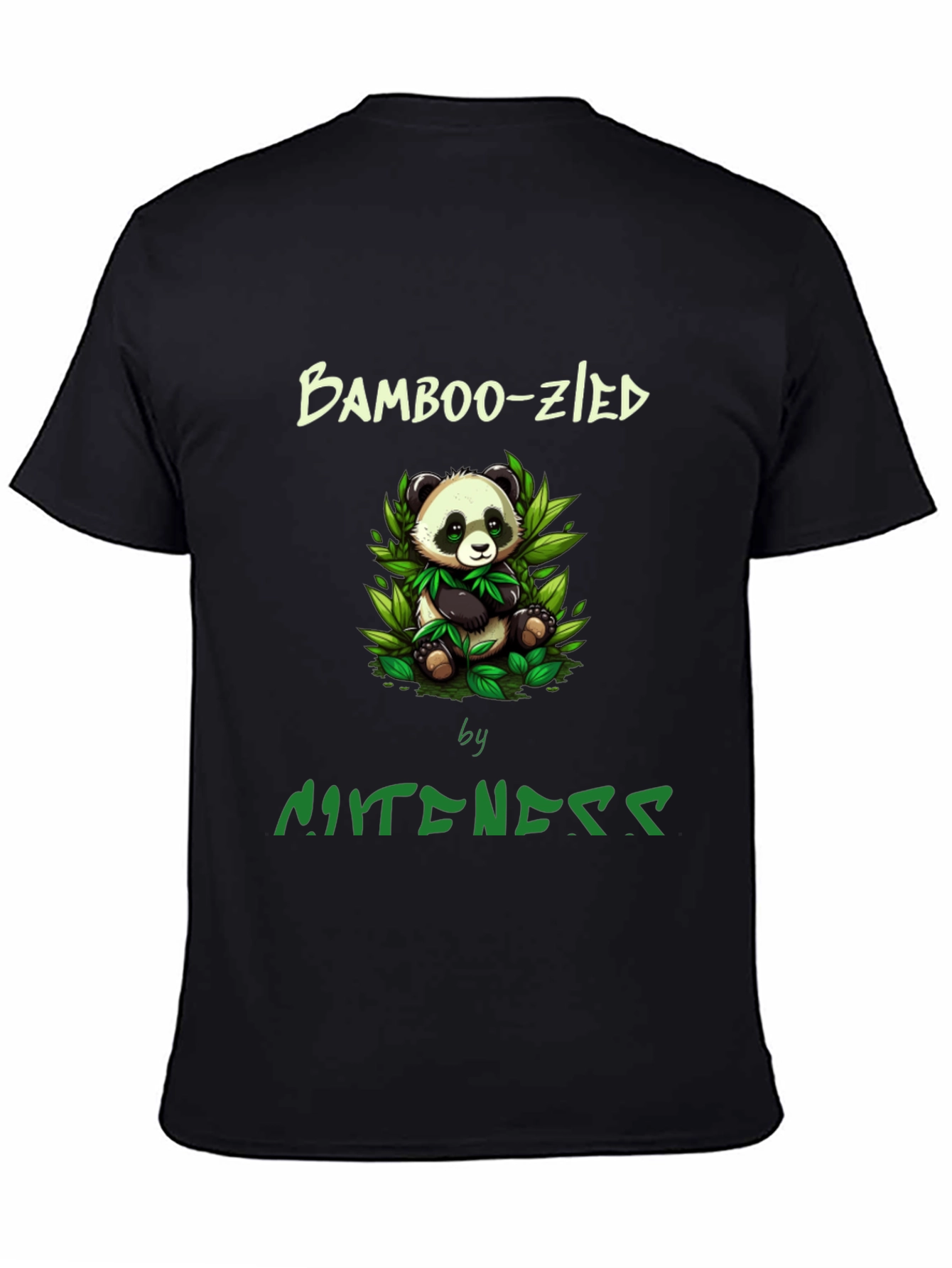 Bamboo-zled Panda Graphic Tee -  Unique Style