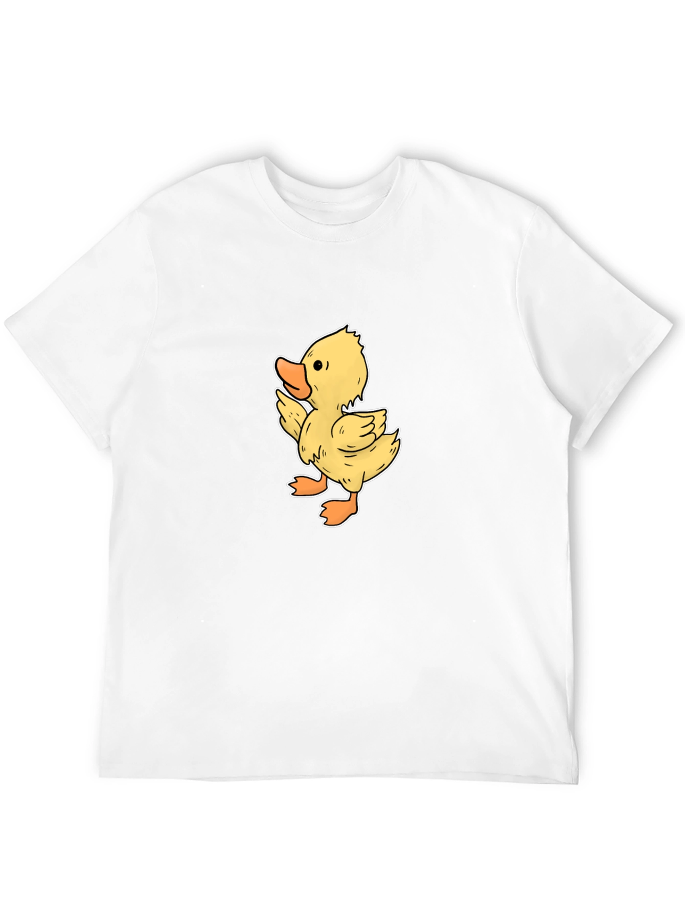 Duckling Graphic Tee - Black Casual T-Shirt