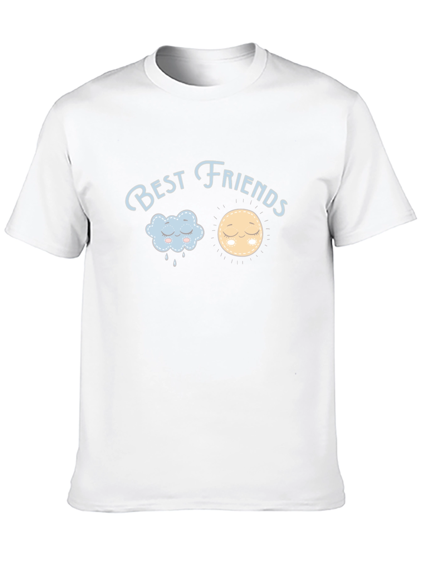 Best Friends Graphic Tee - Unisex Black T-Shirt