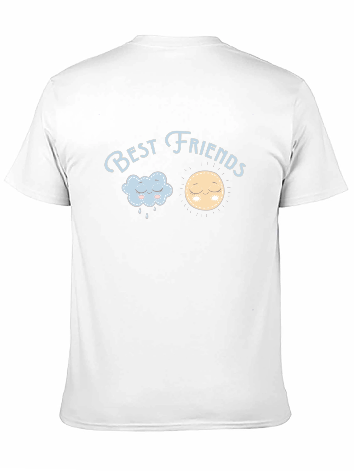 Best Friends Graphic Tee - Unisex Black T-Shirt