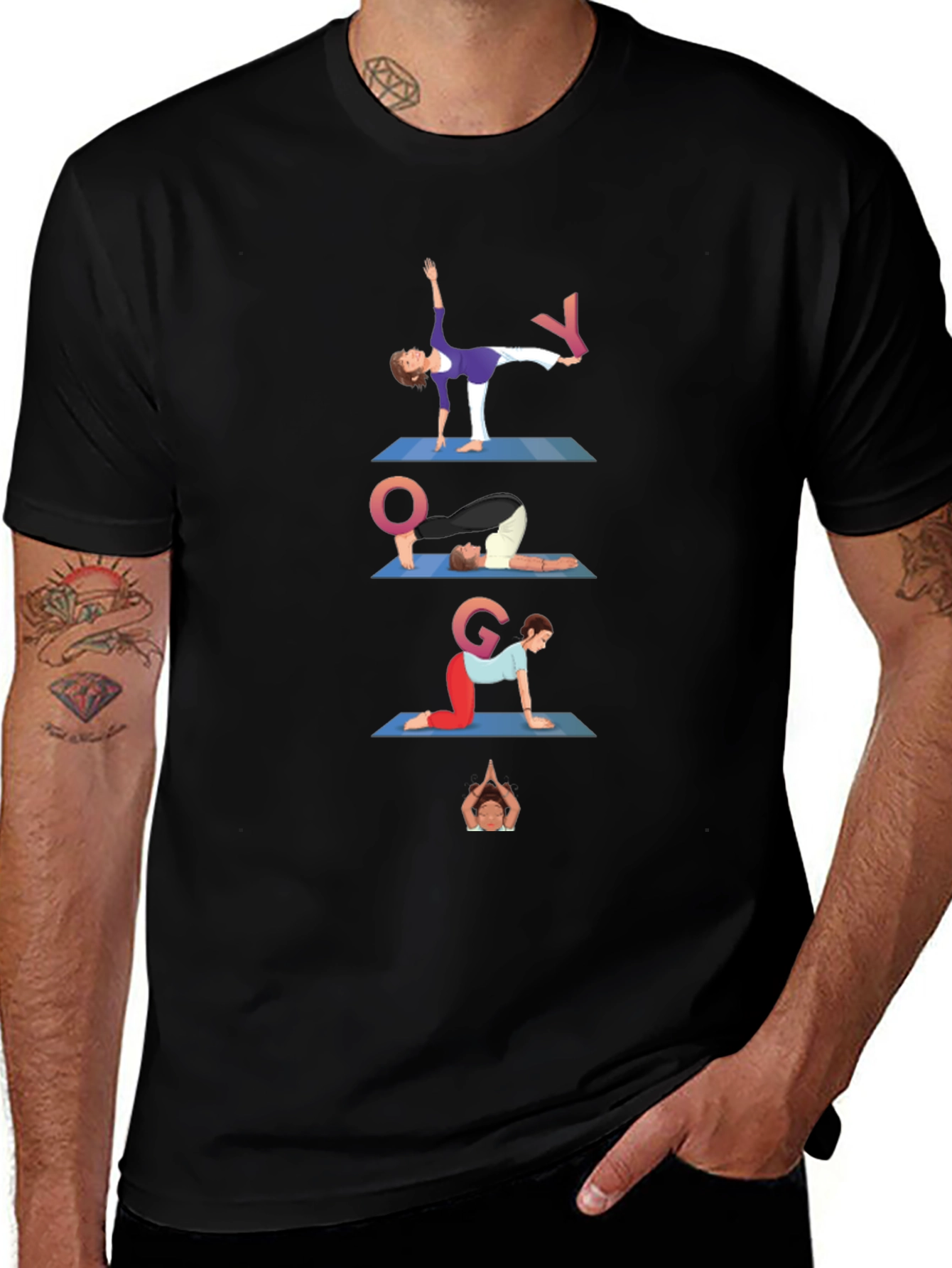 Yoga Pose Graphic Tee