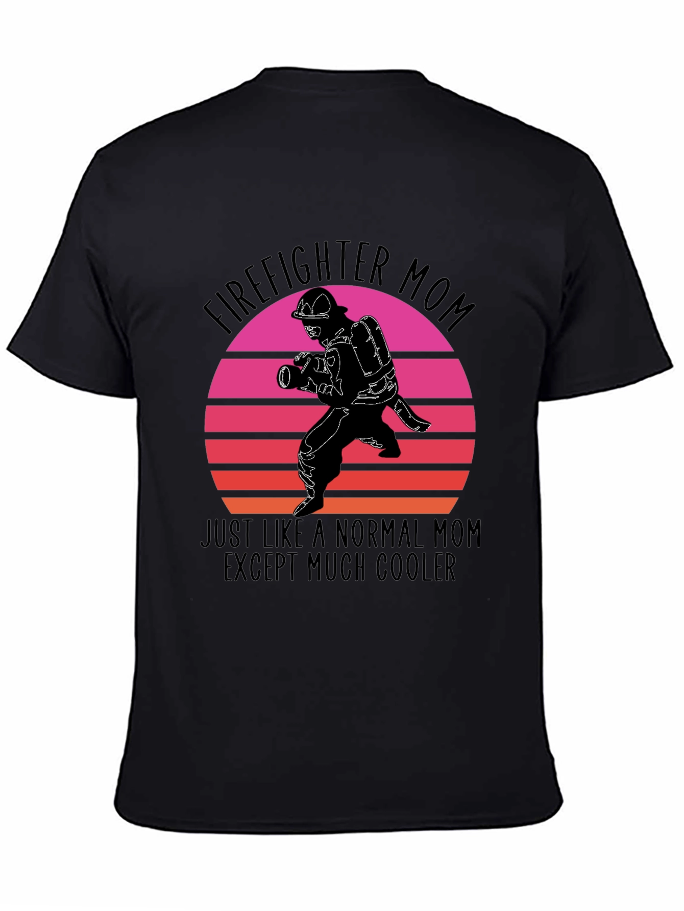 Firefighter Mom Graphic T-Shirt - Cool Mom Edition