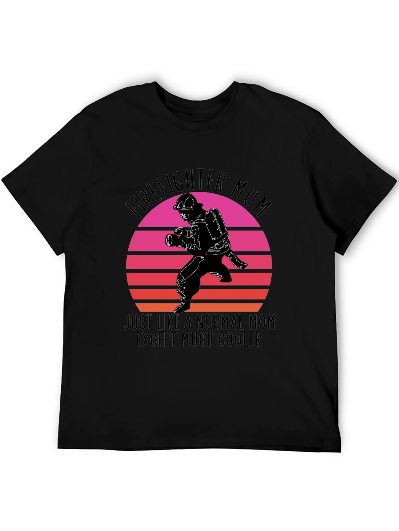 Firefighter Mom Graphic T-Shirt - Cool Mom Edition