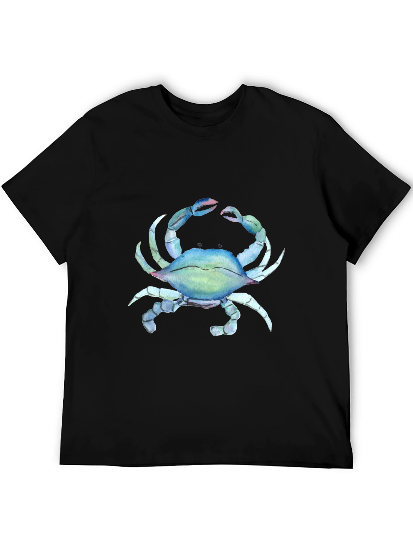 Crab Graphic Black T-Shirt