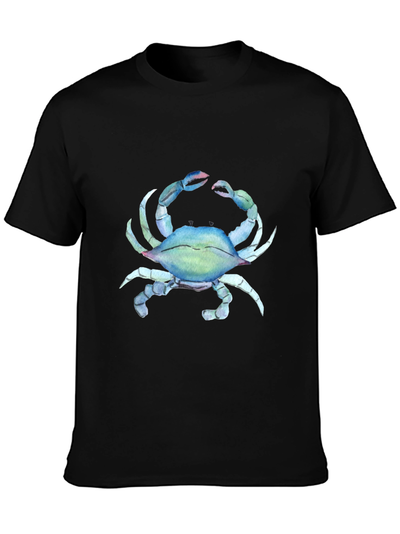 Crab Graphic Black T-Shirt