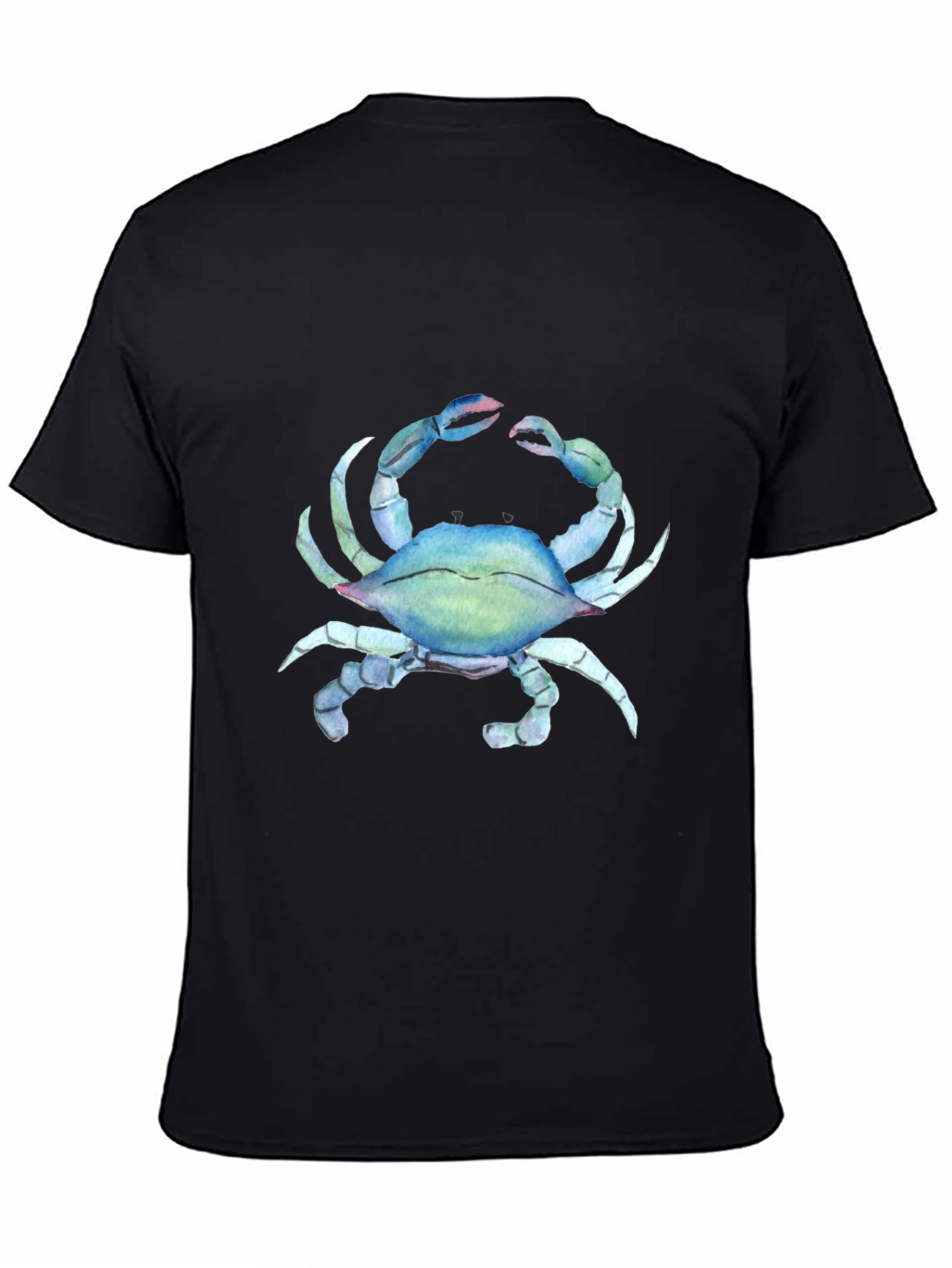 Crab Graphic Black T-Shirt