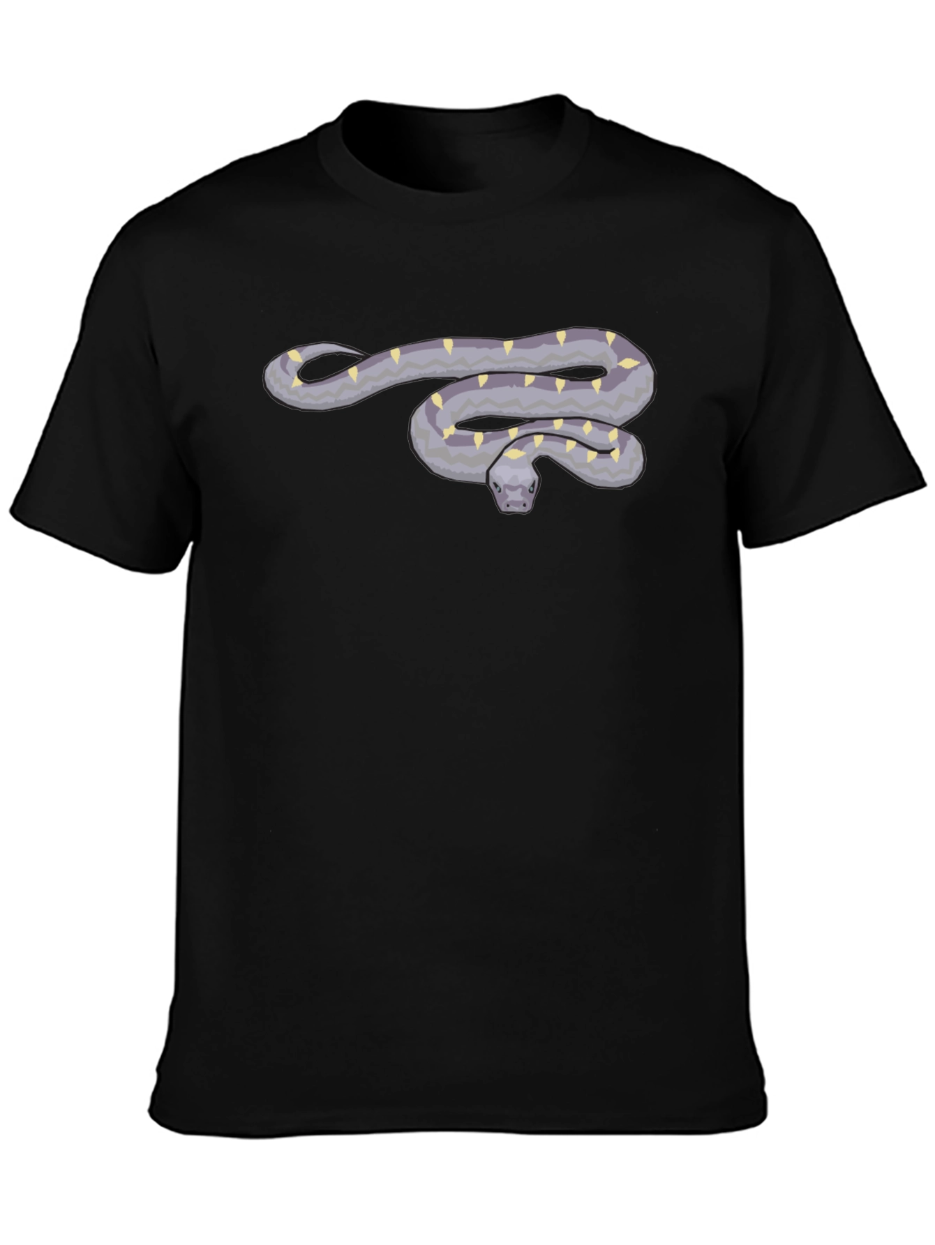 Snake Graphic Black T-Shirt