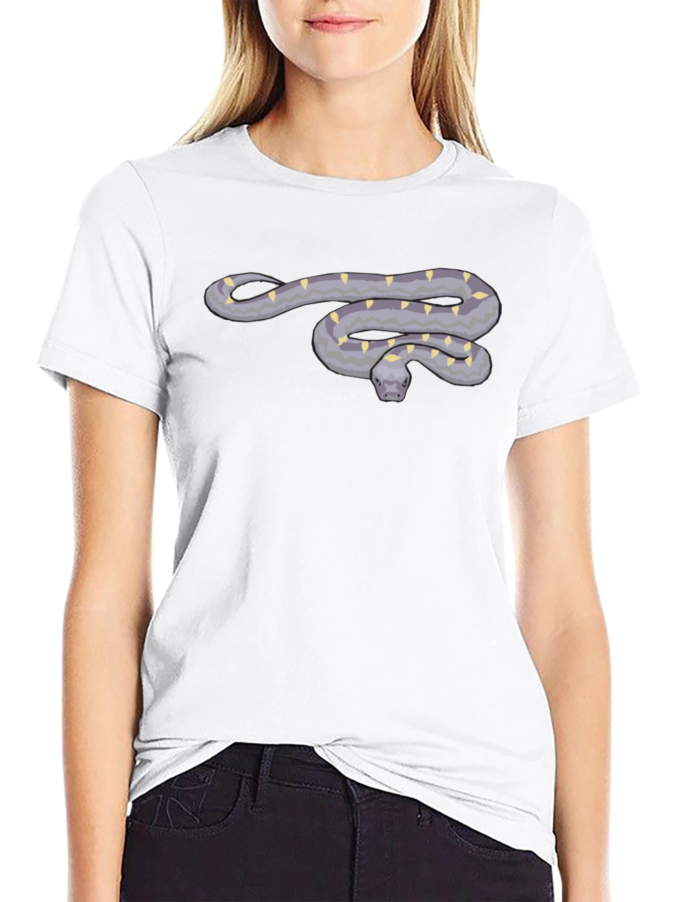 Snake Graphic Black T-Shirt