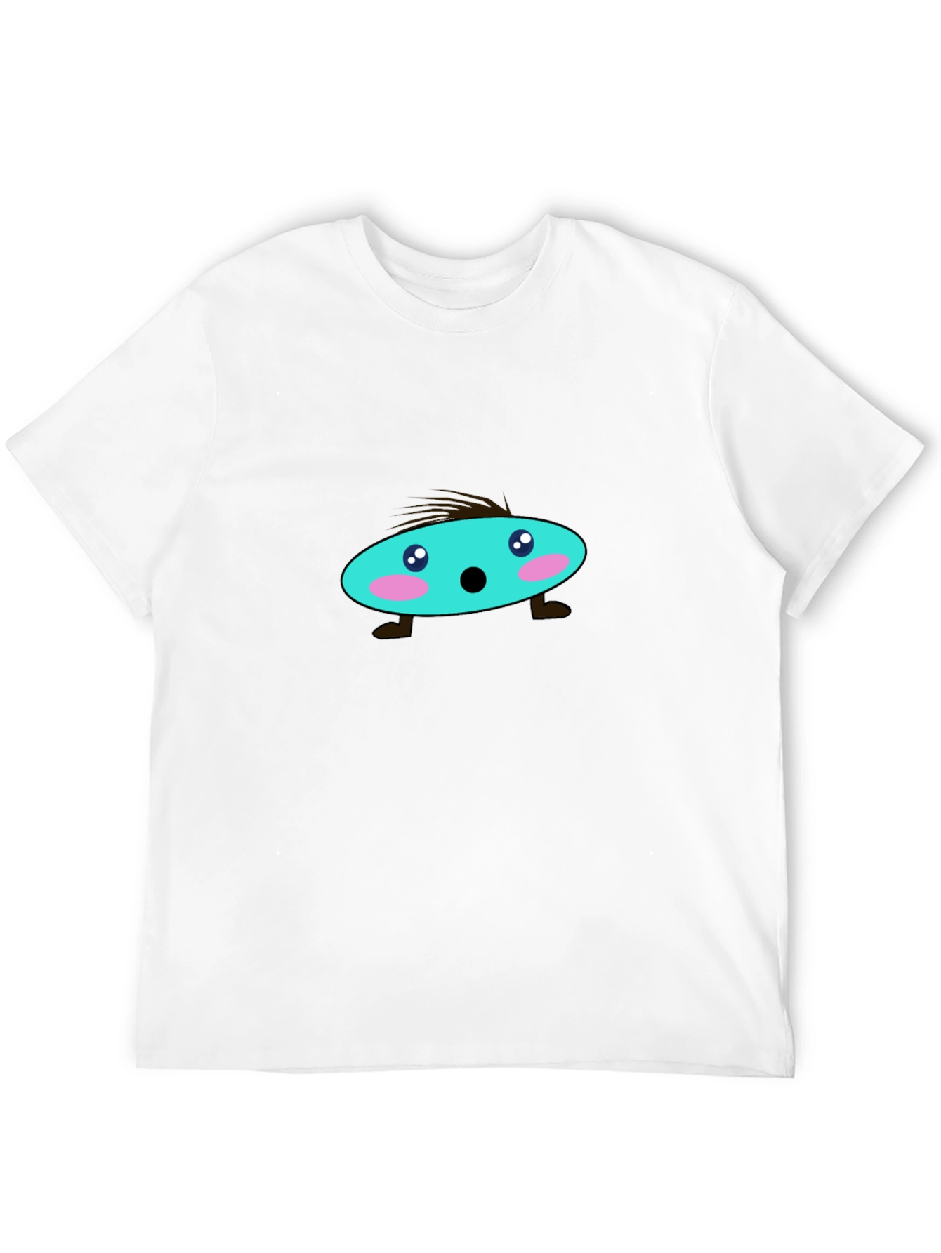 Funky Character Graphic Black T-Shirt