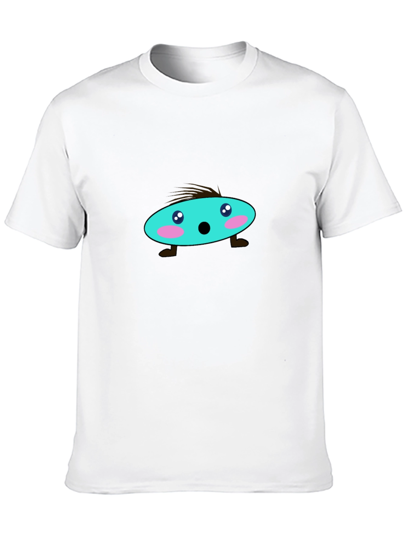 Funky Character Graphic Black T-Shirt