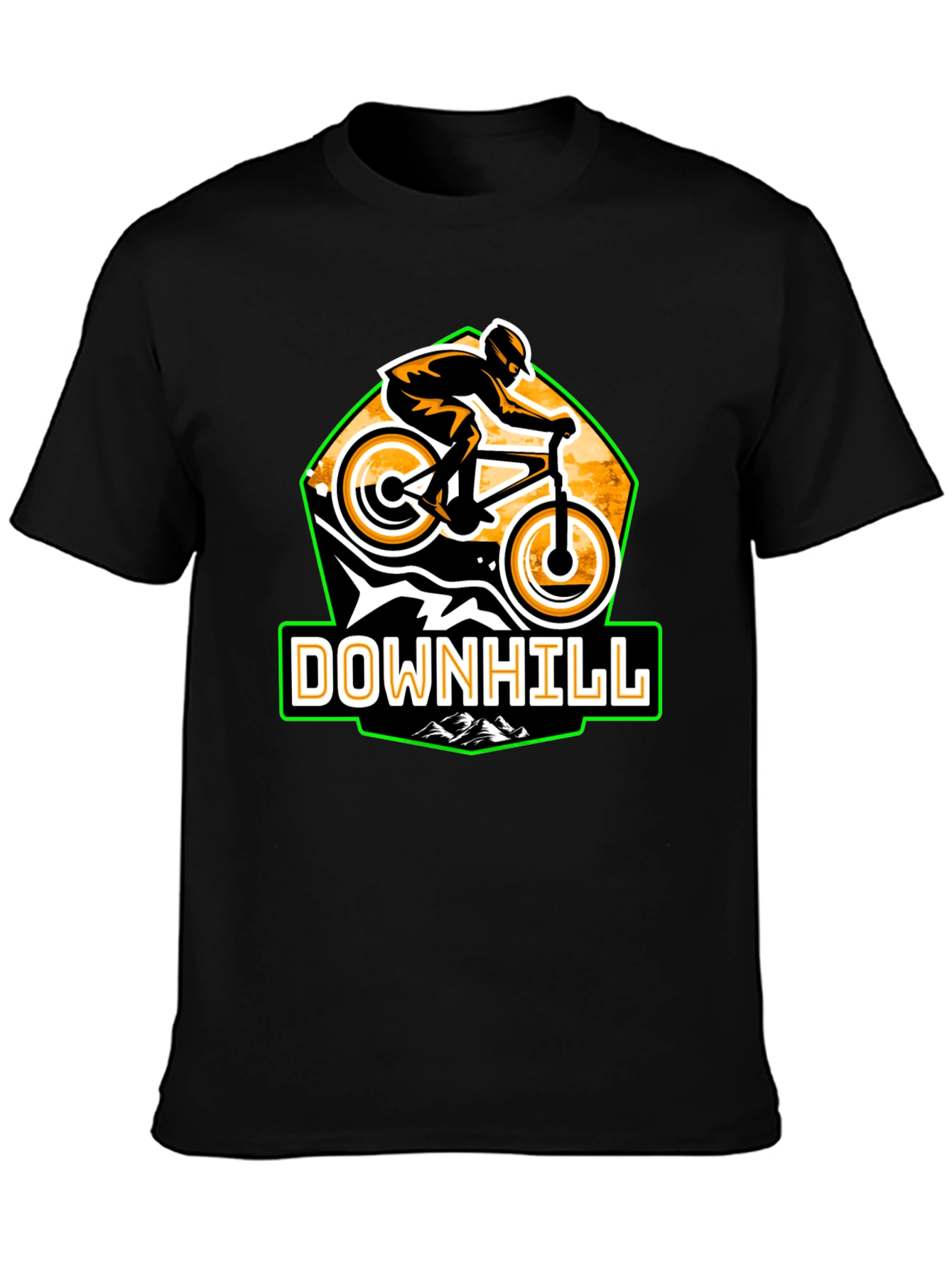 Downhill Biker T-Shirt - Graphic Tee