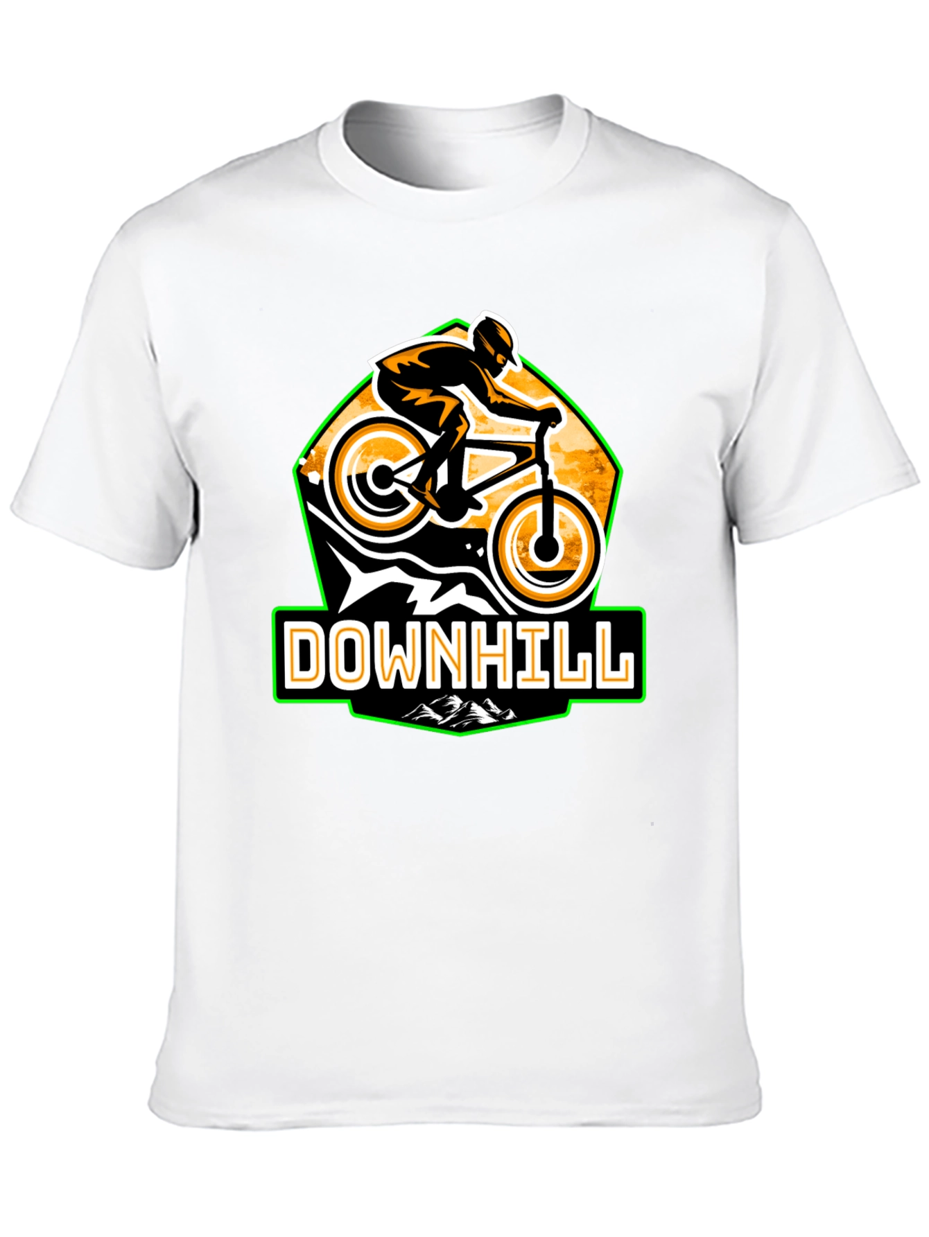 Downhill Biker T-Shirt - Graphic Tee