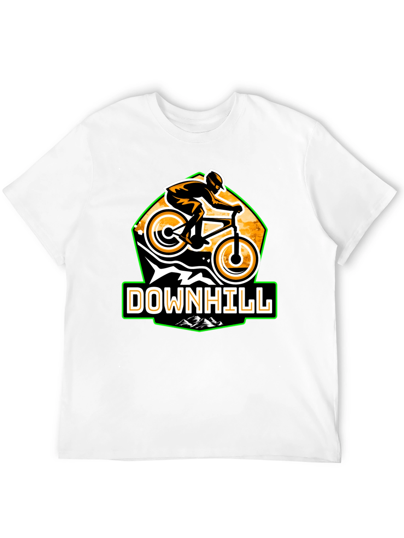 Downhill Biker T-Shirt - Graphic Tee