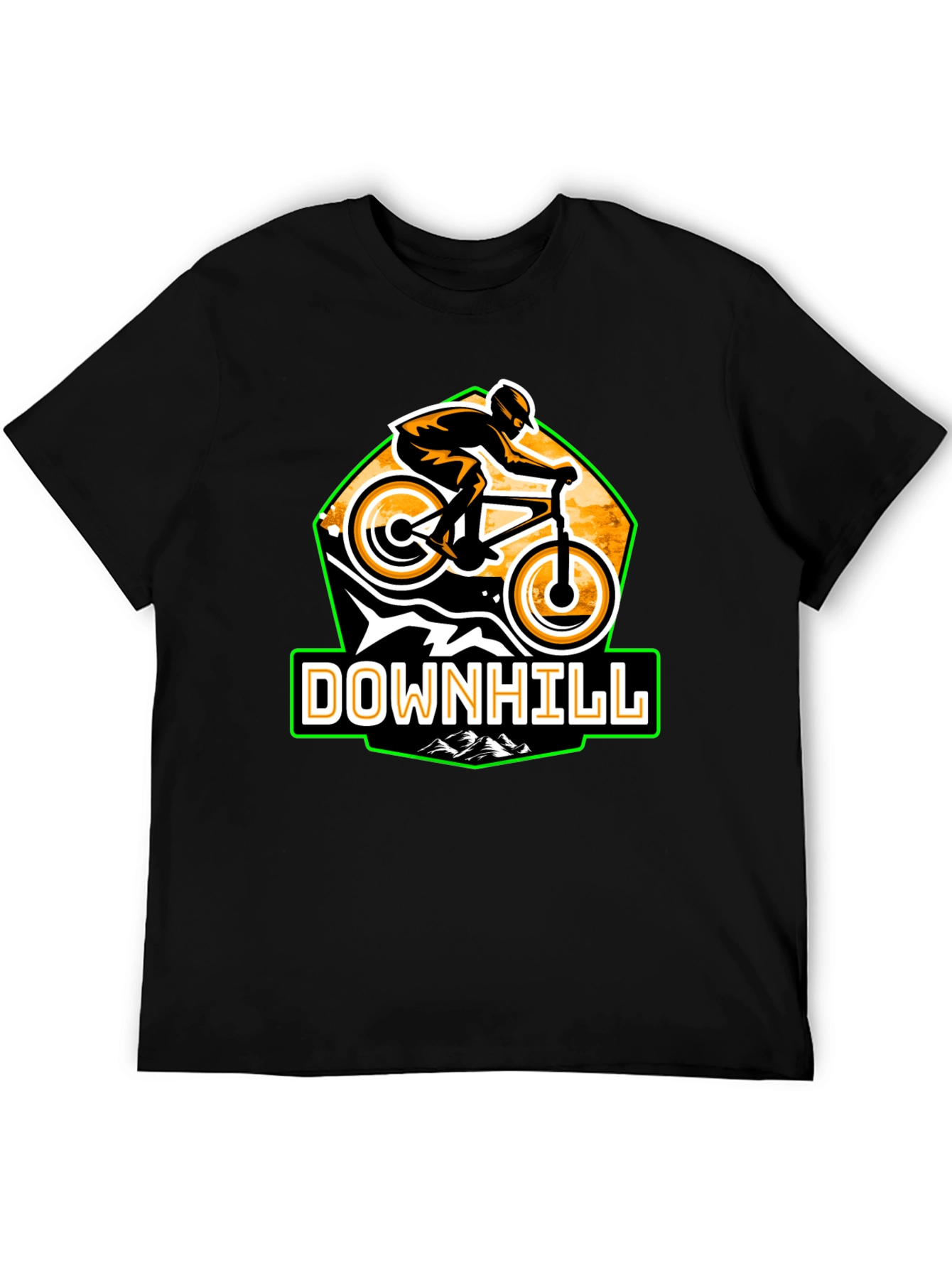 Downhill Biker T-Shirt - Graphic Tee