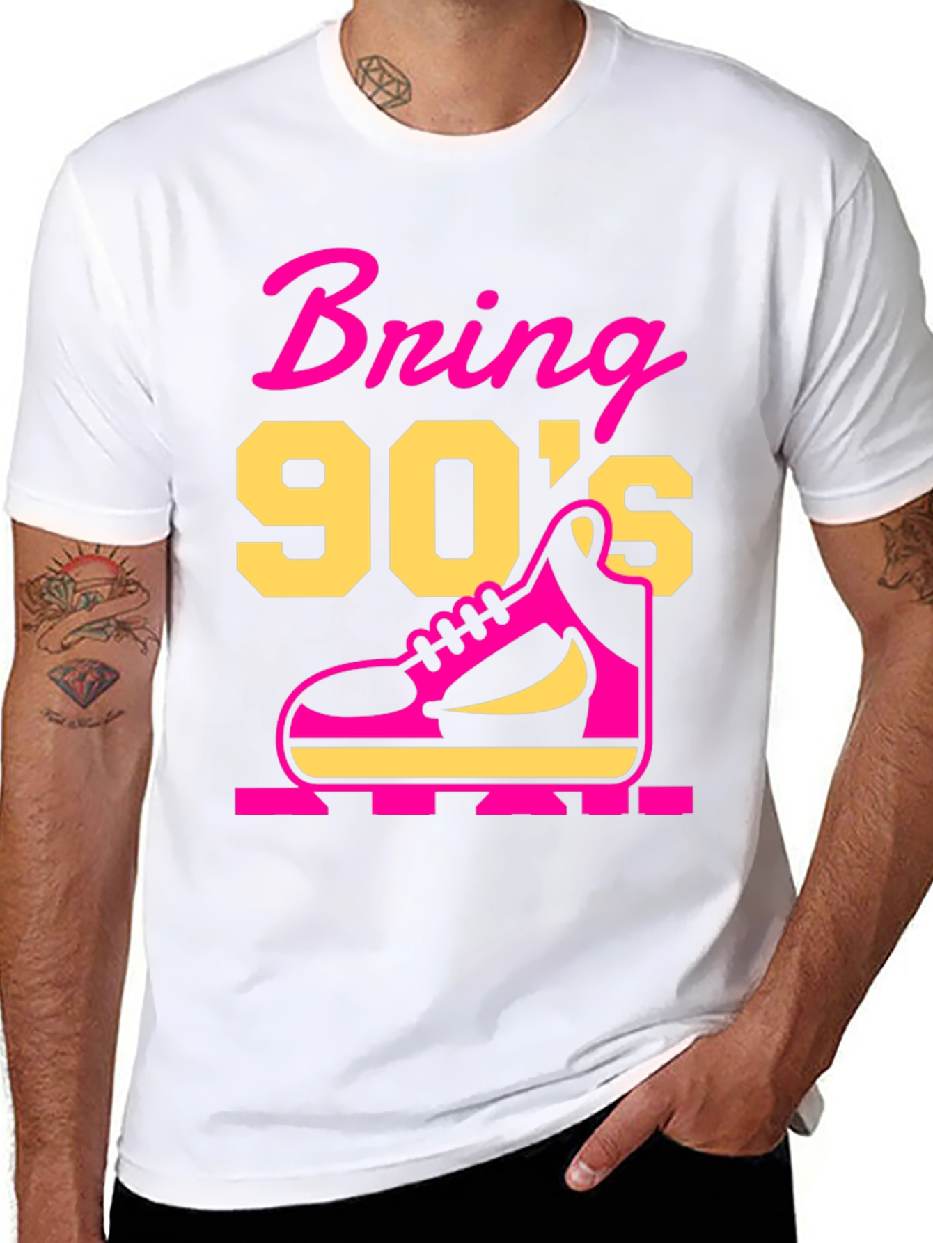 Bring 90s Black Graphic T-Shirt