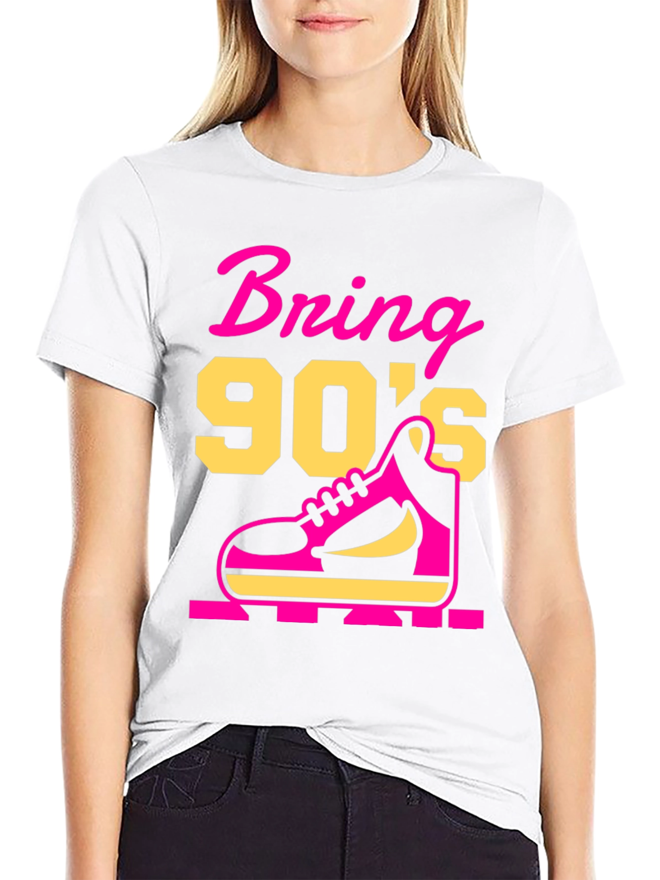 Bring 90s Black Graphic T-Shirt