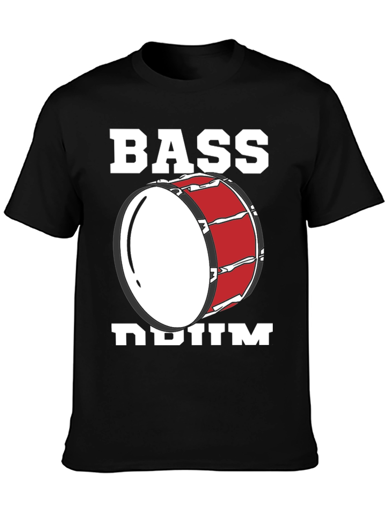 Bass Drum Graphic Tee - Music Lover T-Shirt