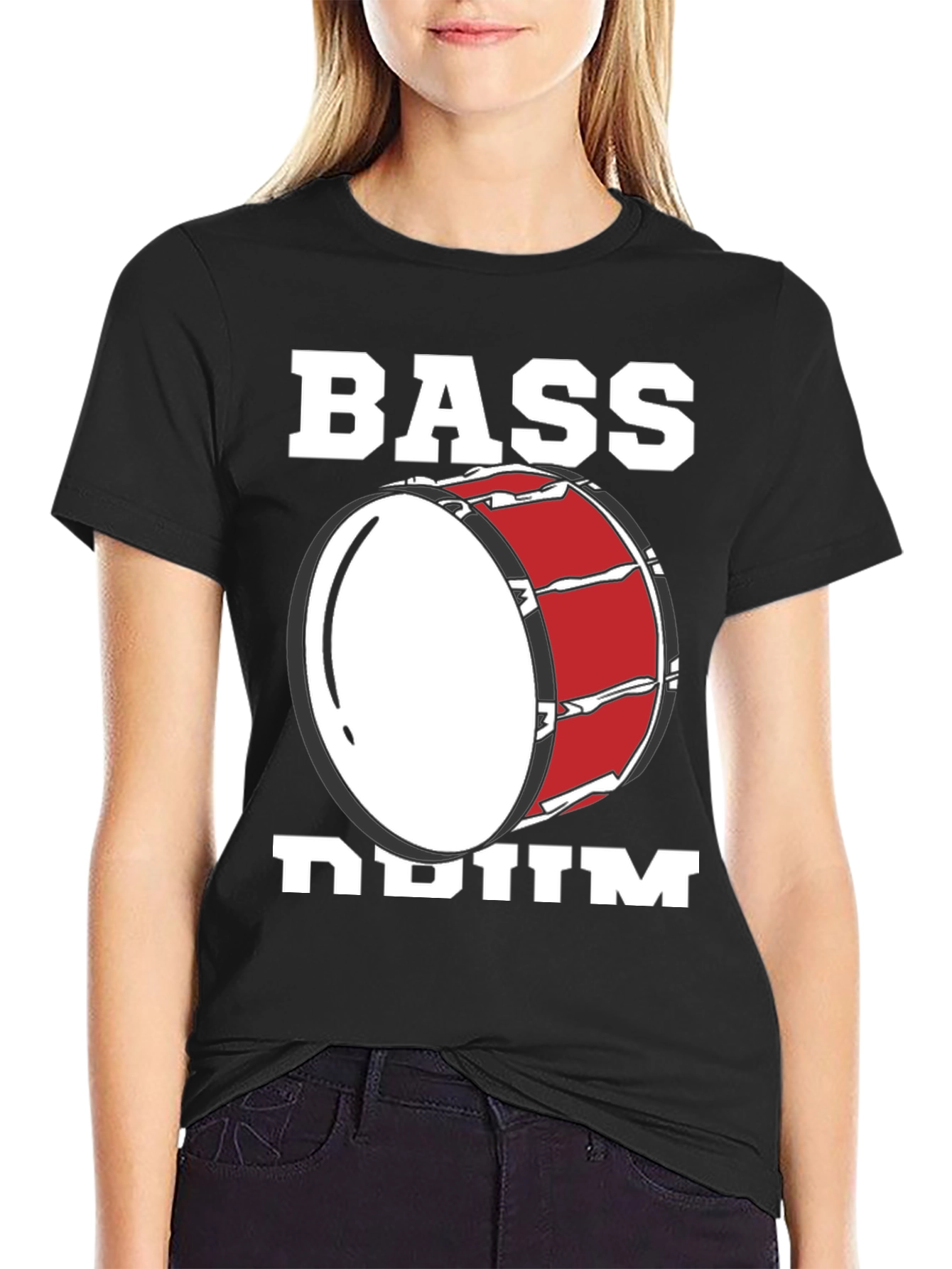 Bass Drum Graphic Tee - Music Lover T-Shirt