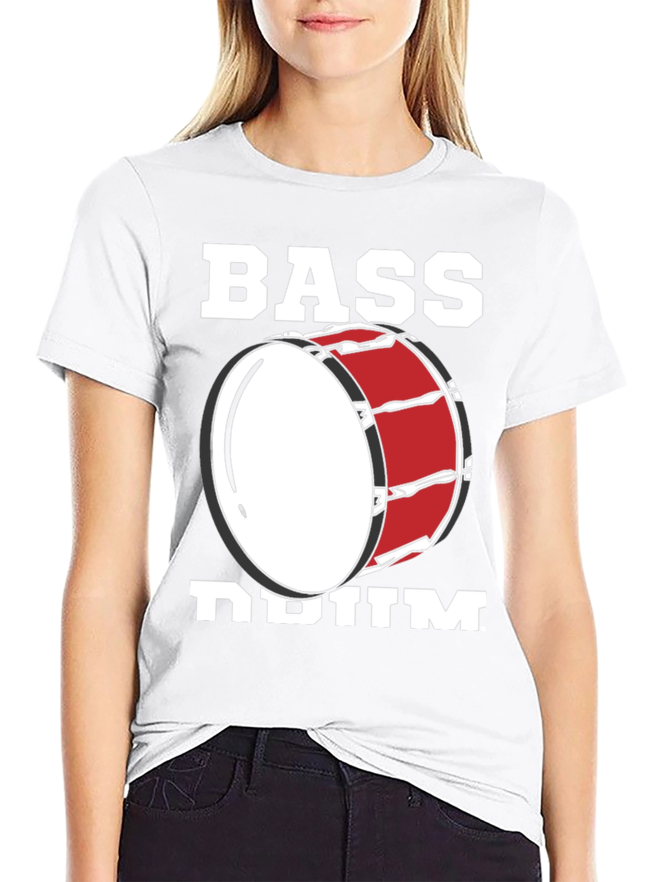 Bass Drum Graphic Tee - Music Lover T-Shirt