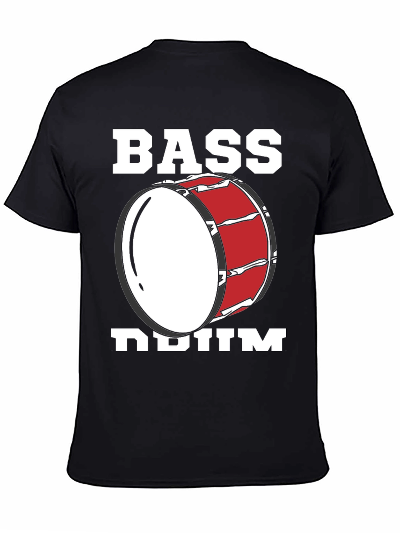 Bass Drum Graphic Tee - Music Lover T-Shirt