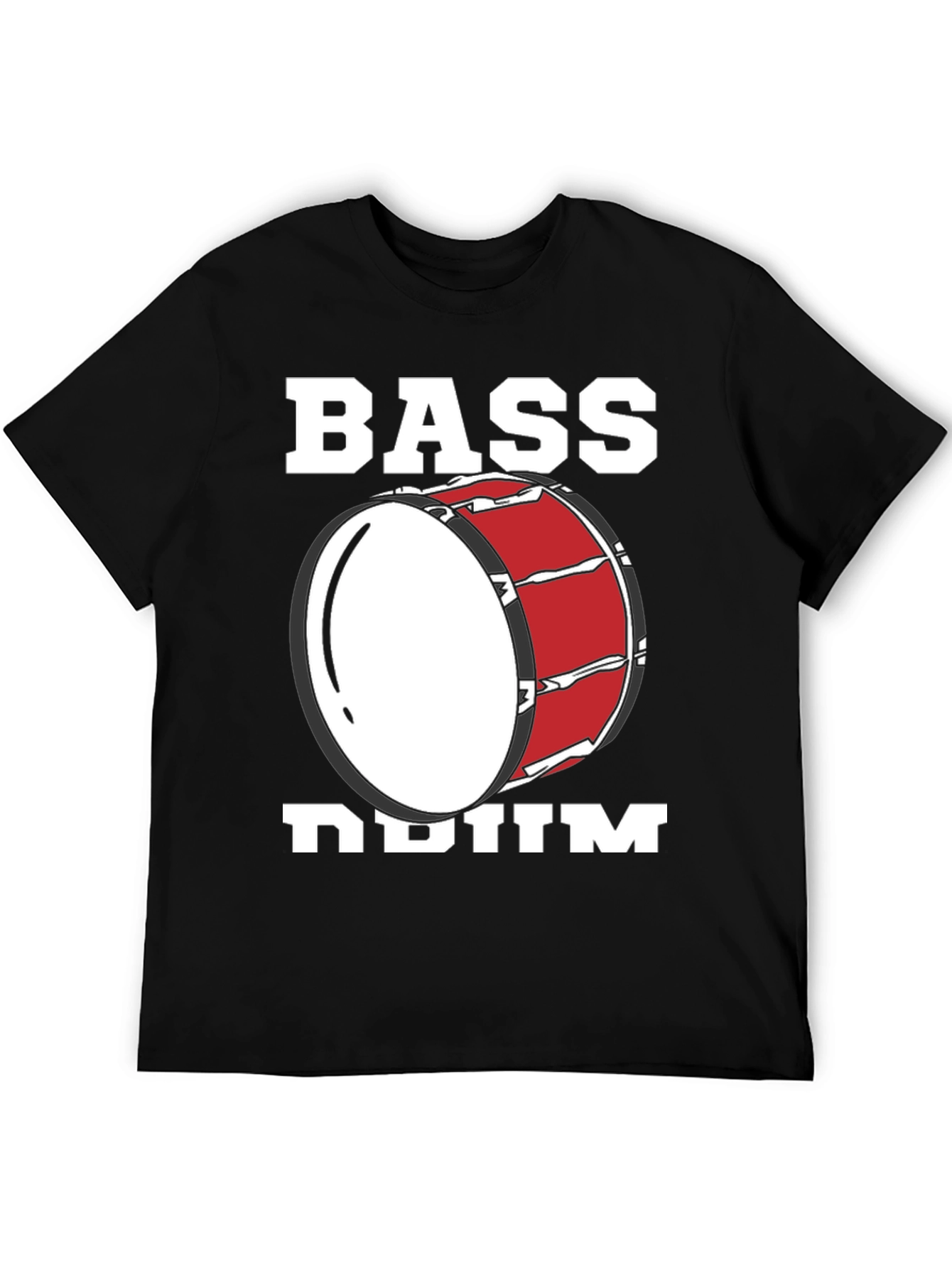Bass Drum Graphic Tee - Music Lover T-Shirt