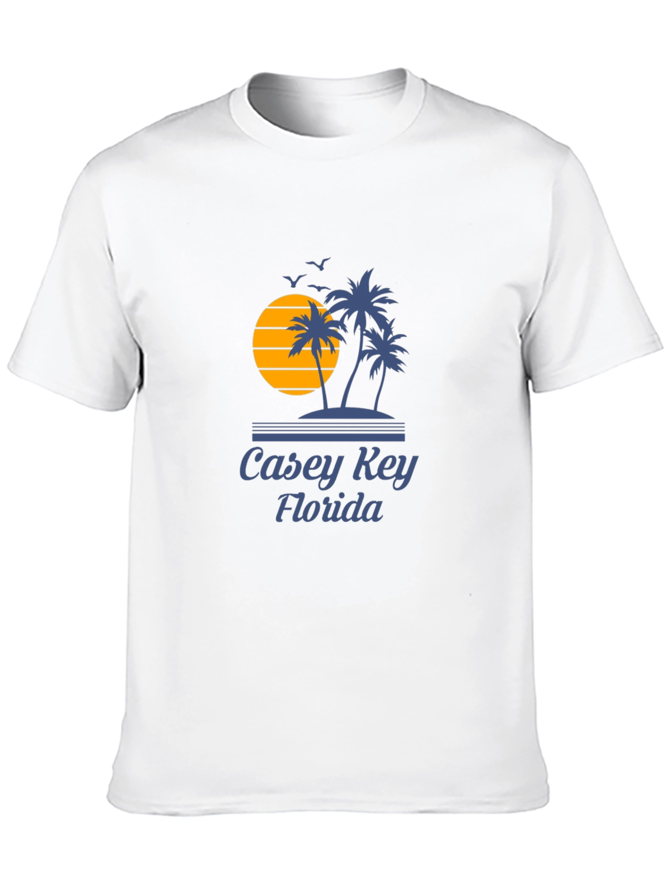 Casey Key Florida Palm Tree Sunset T-Shirt