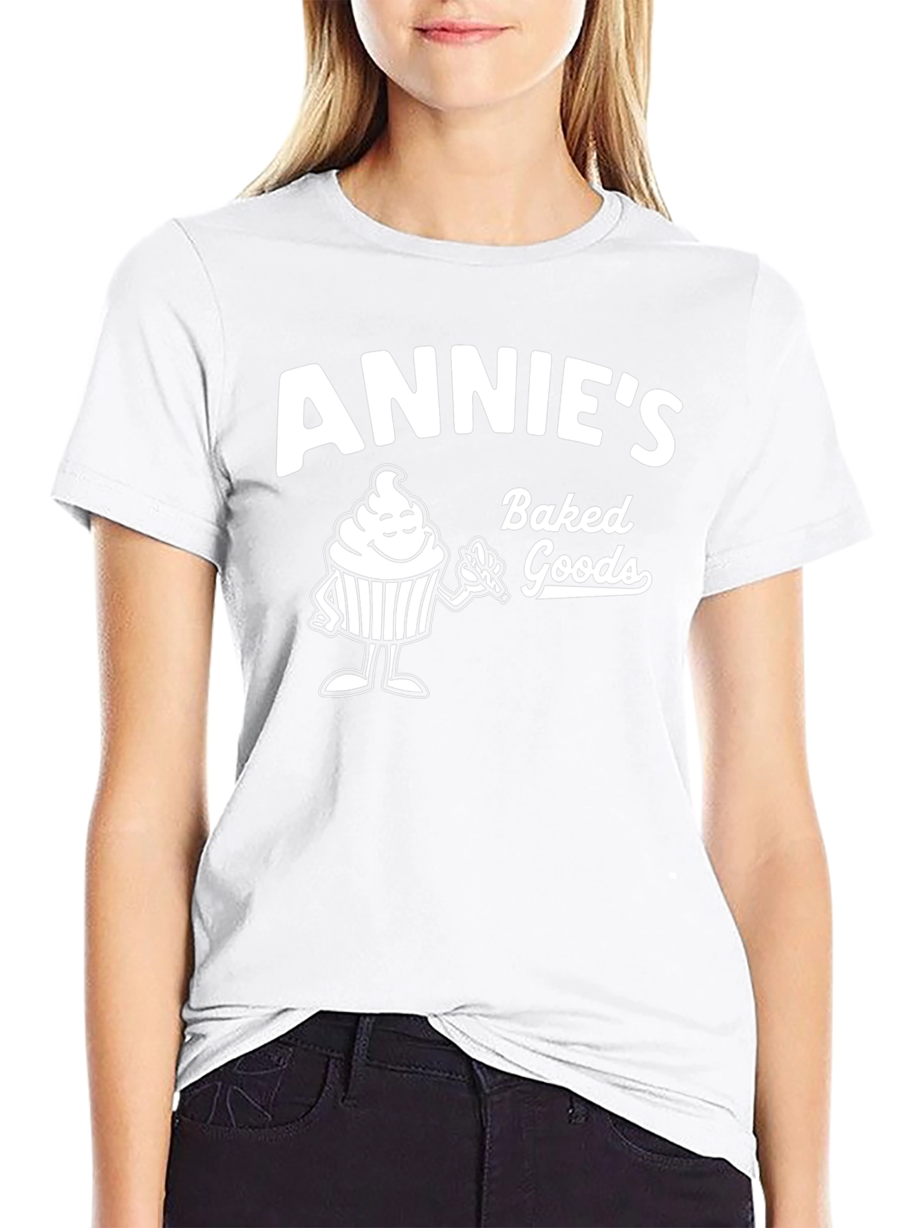 Annies Baked Goods T-Shirt - Cute Cupcake Design