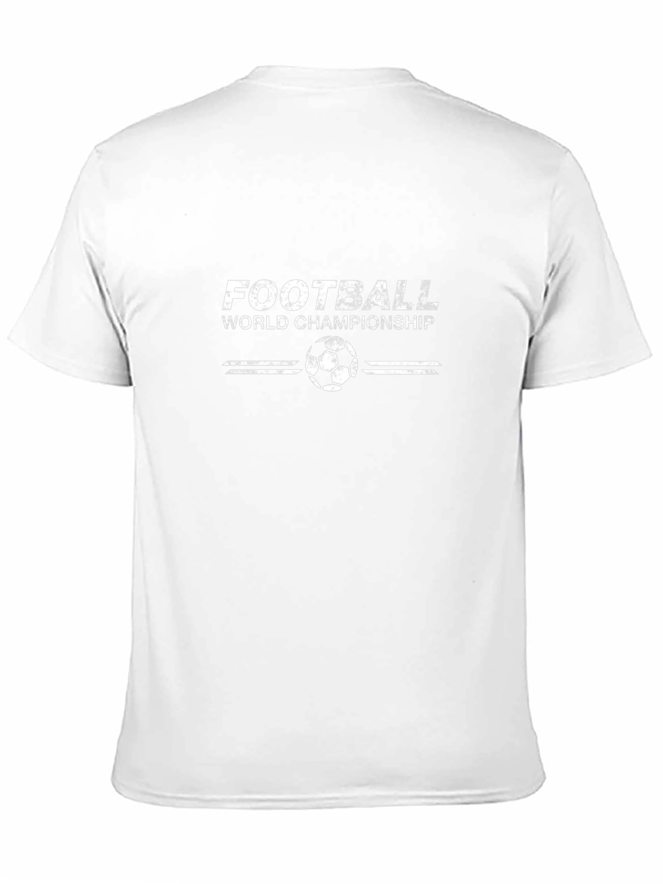 Football World Championship Black T-Shirt