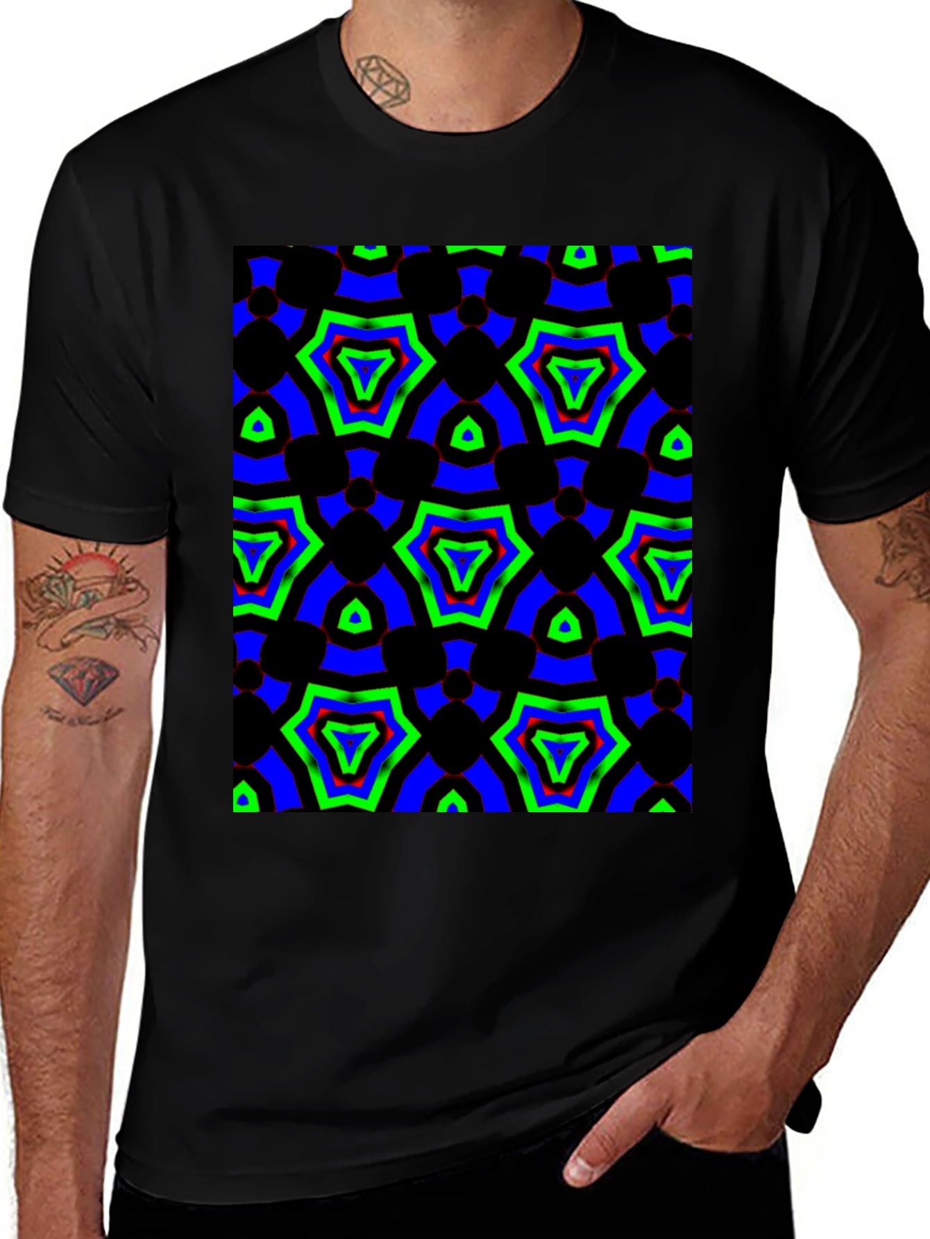 Abstract Geometric T-Shirt