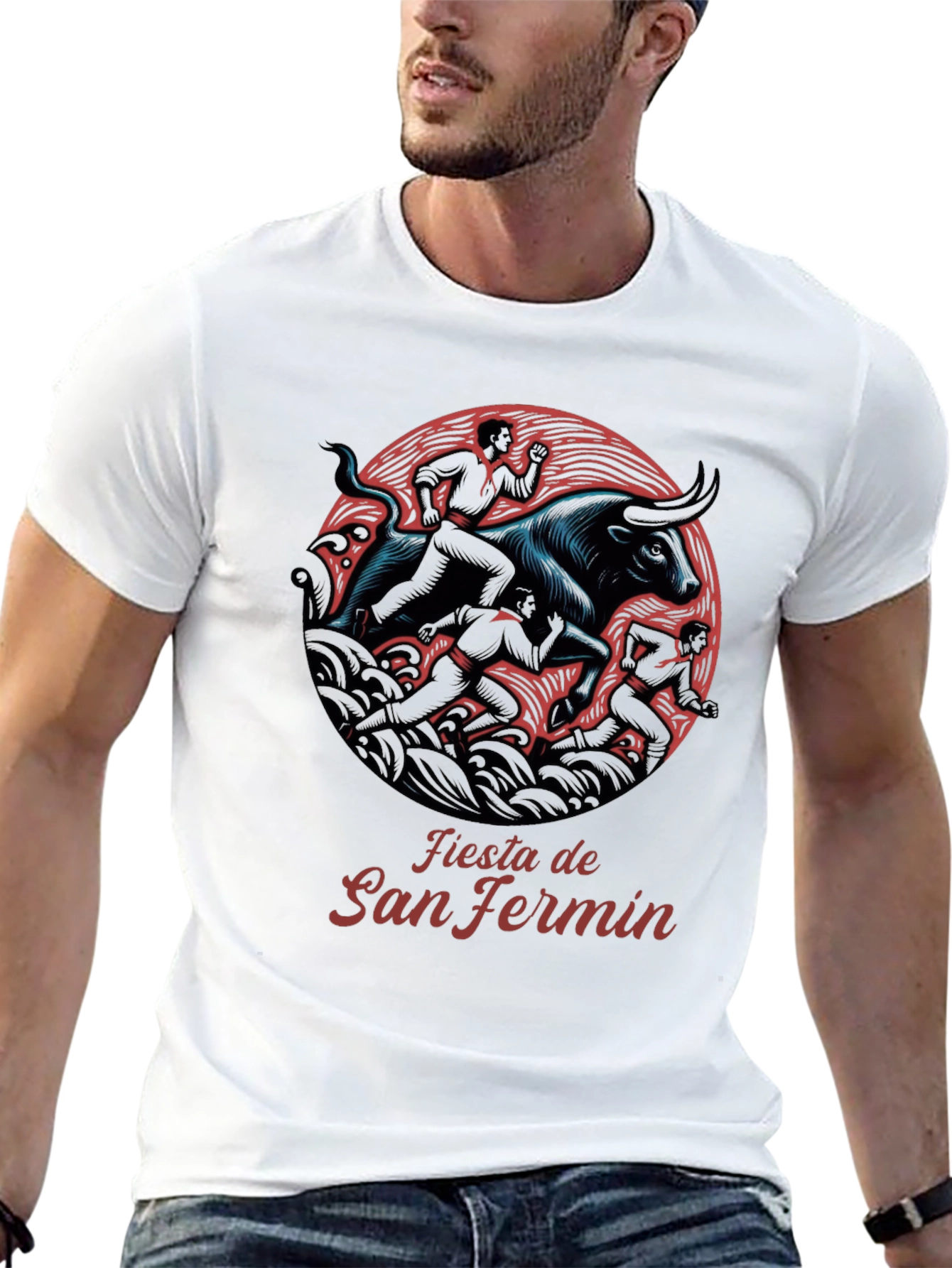 Fiesta de San Fermin Bull Run T-Shirt
