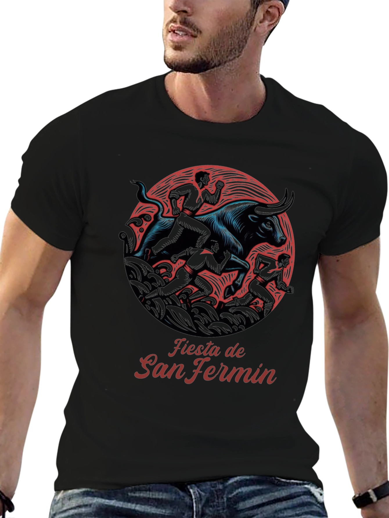 Fiesta de San Fermin Bull Run T-Shirt