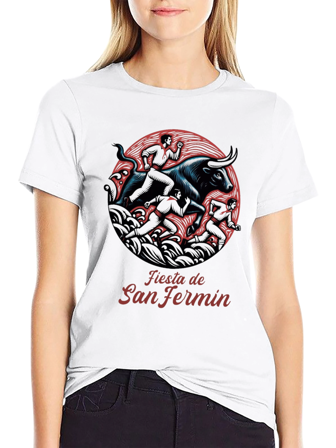 Fiesta de San Fermin Bull Run T-Shirt
