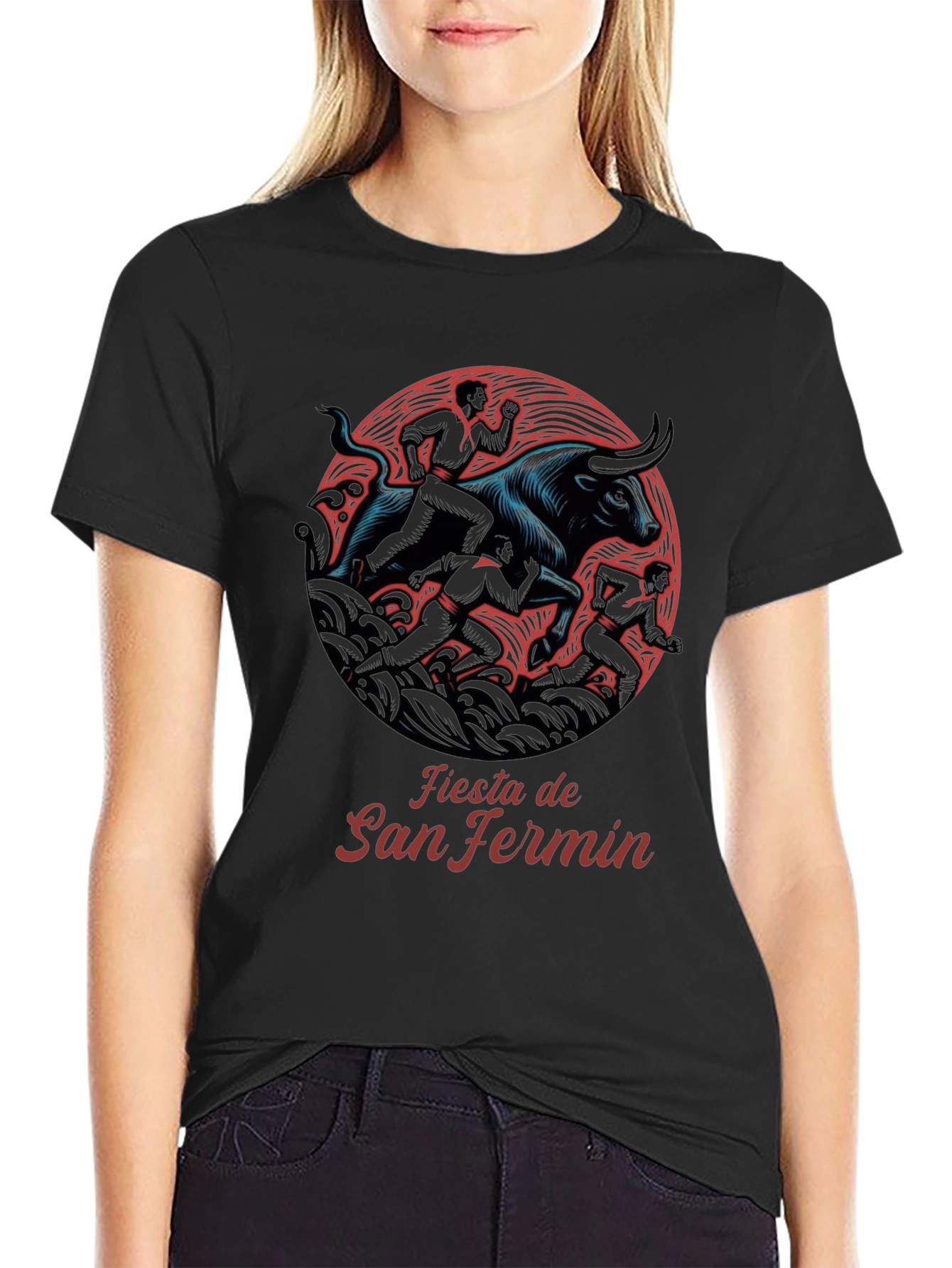 Fiesta de San Fermin Bull Run T-Shirt