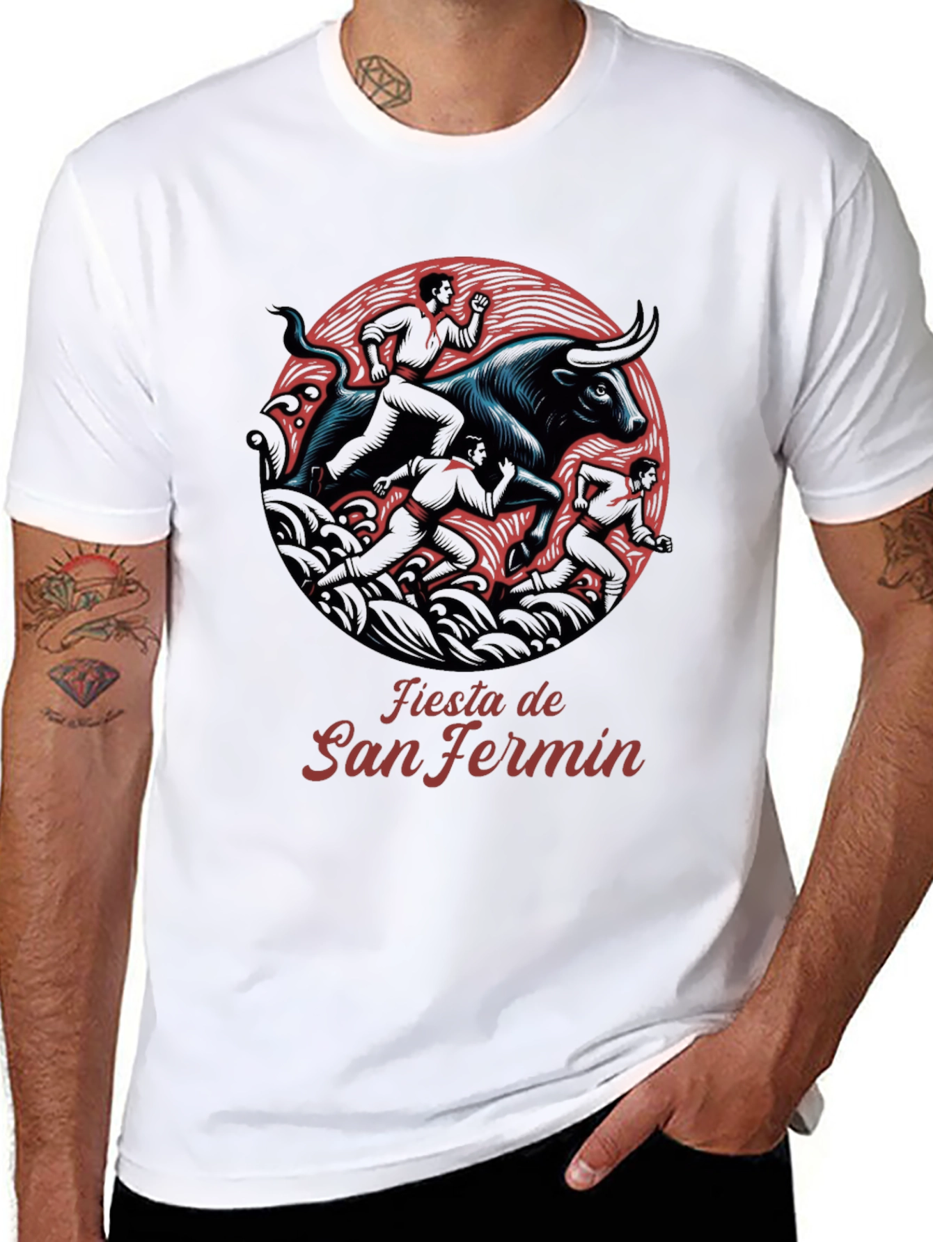 Fiesta de San Fermin Bull Run T-Shirt