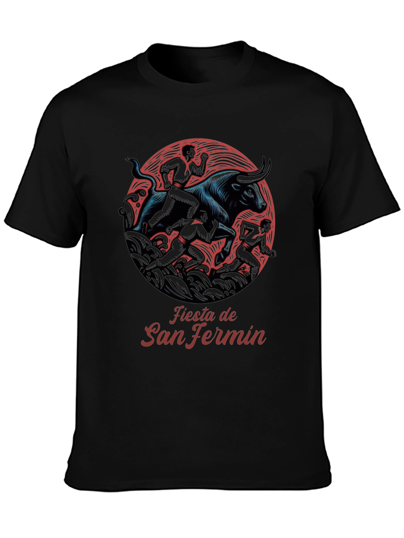 Fiesta de San Fermin Bull Run T-Shirt