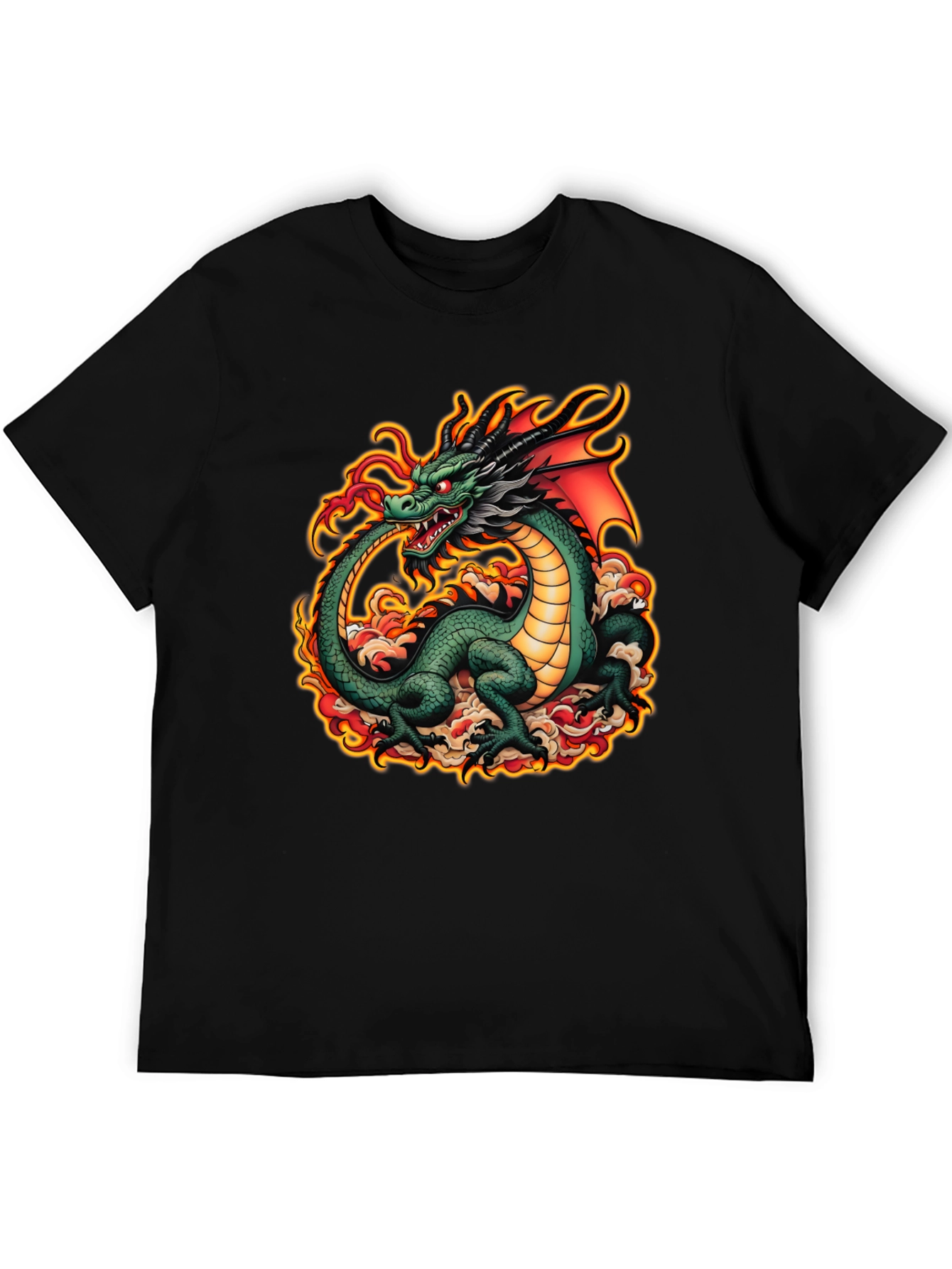 Dragon Graphic Tee - Bold Fantasy Design